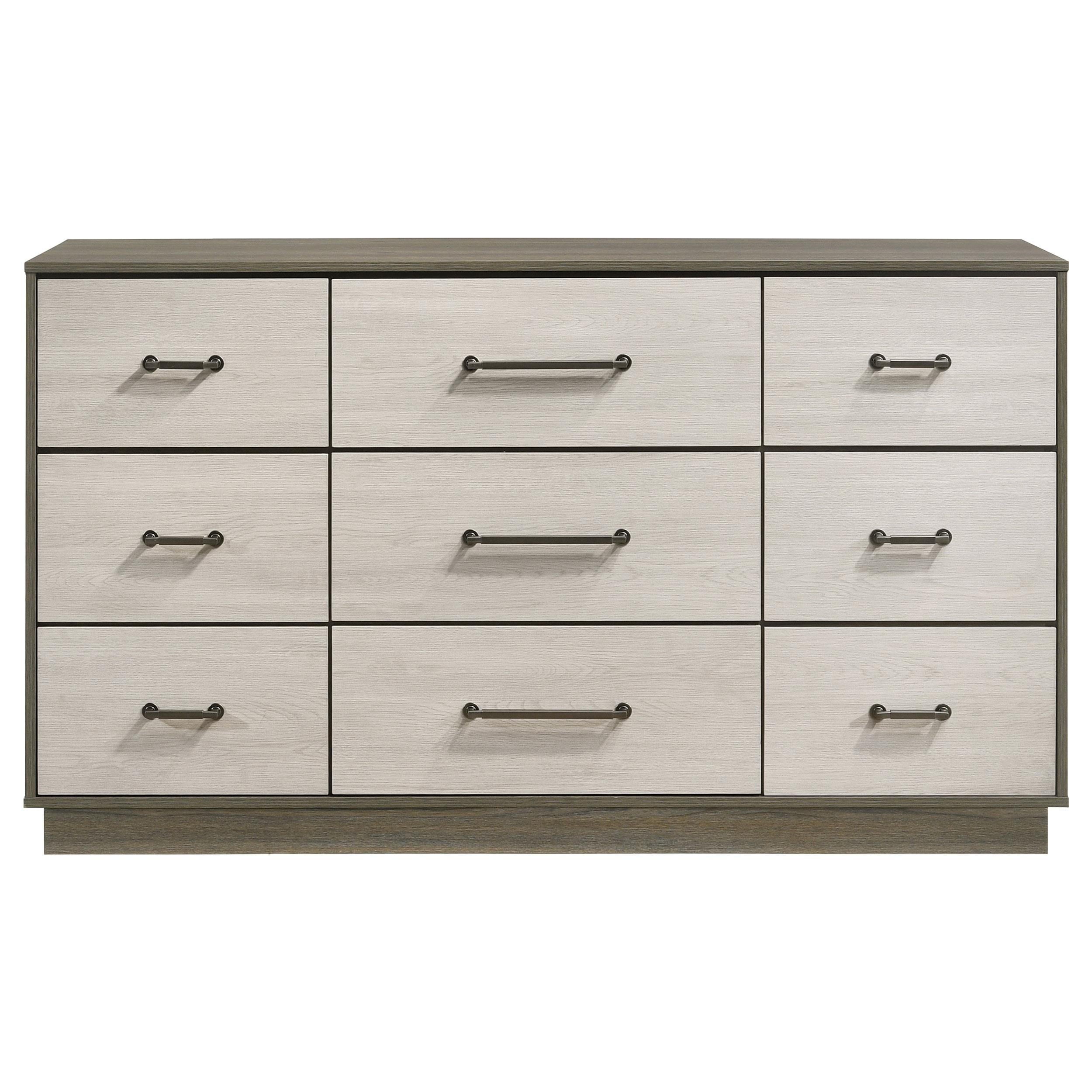 Coaster Furniture Fenwick 224983 9-Drawer Dresser - Grey Oak - Image 2
