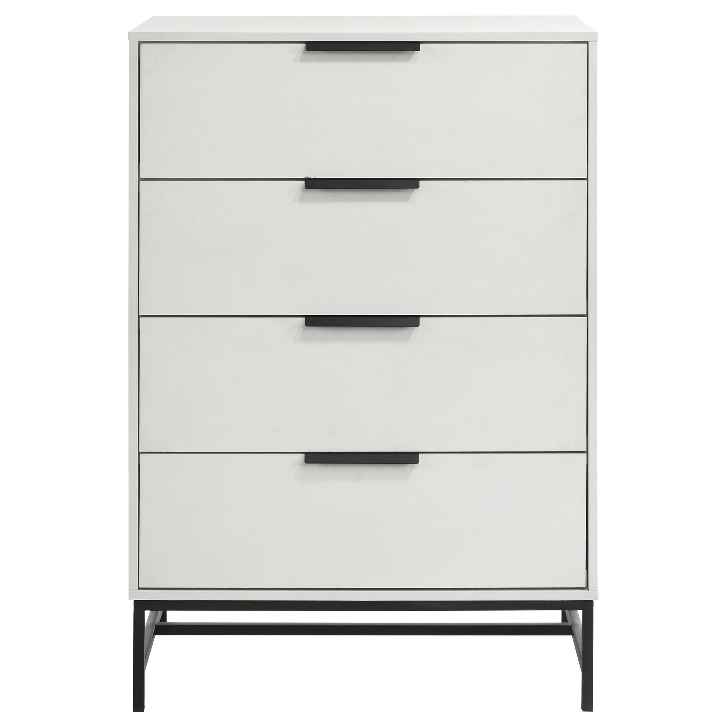 Coaster Furniture Sonora 224865 4-Drawer Bedroom Chest - White - Image 2