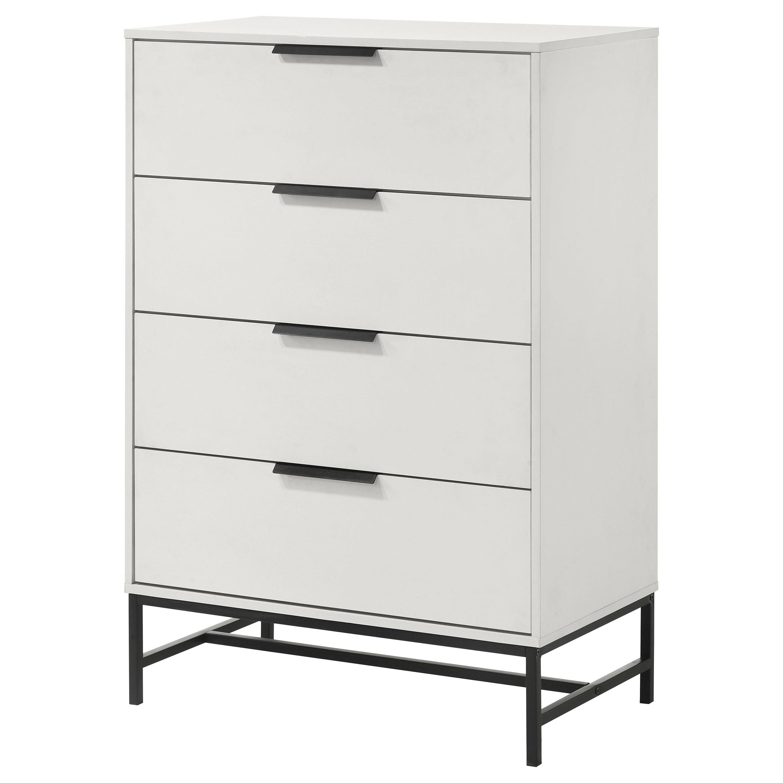 Coaster Furniture Sonora 224865 4-Drawer Bedroom Chest - White - Image 3