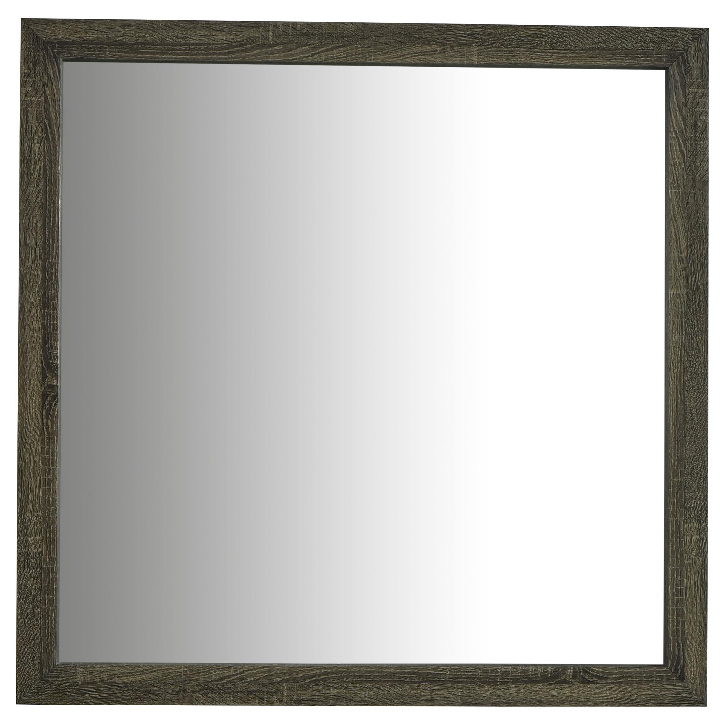 Coaster Furniture Wright 223344 Dresser Mirror - Brown Oak - Image 2