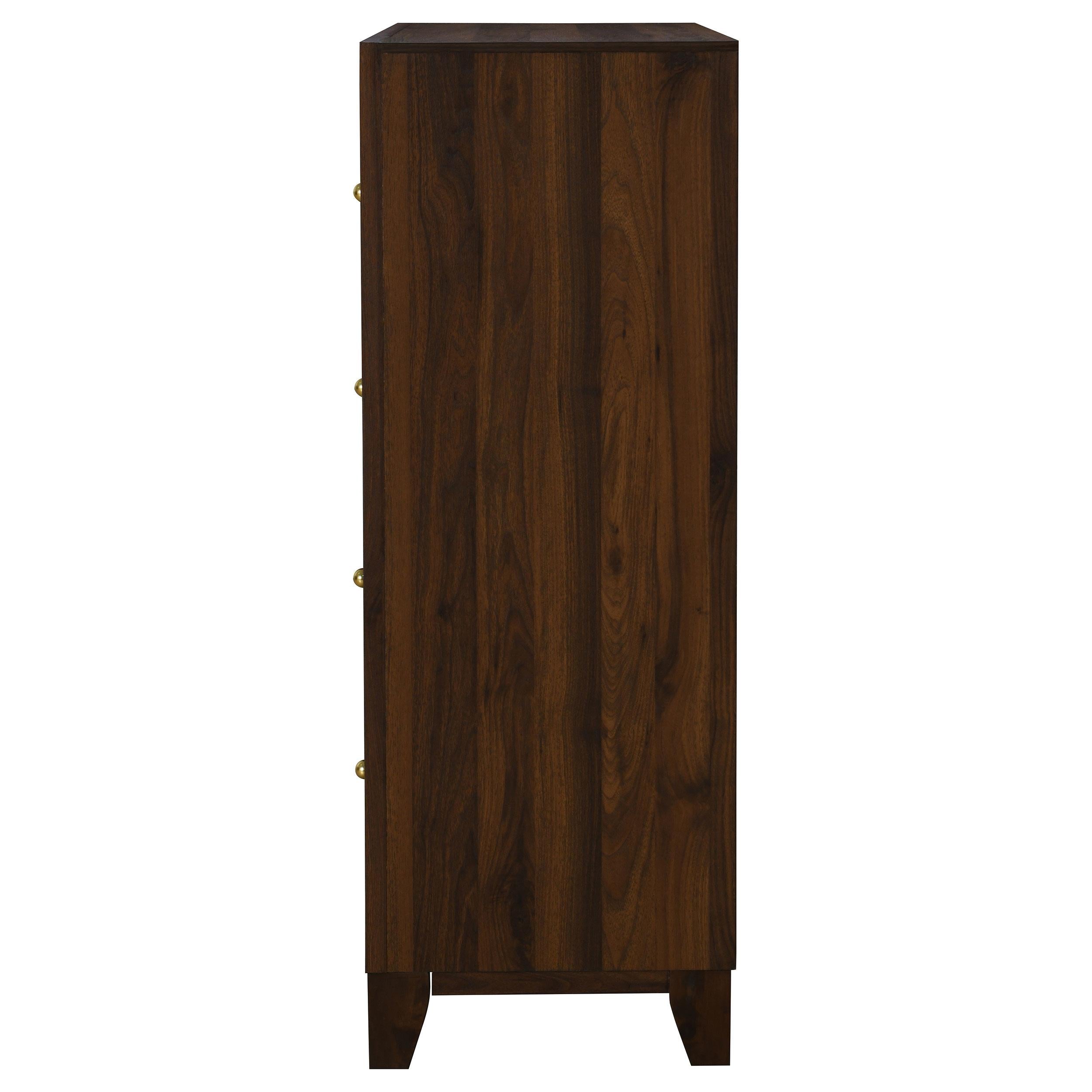 Coaster Furniture Welsley 223445 4-Drawer Chest of Drawers - Walnut - Image 3