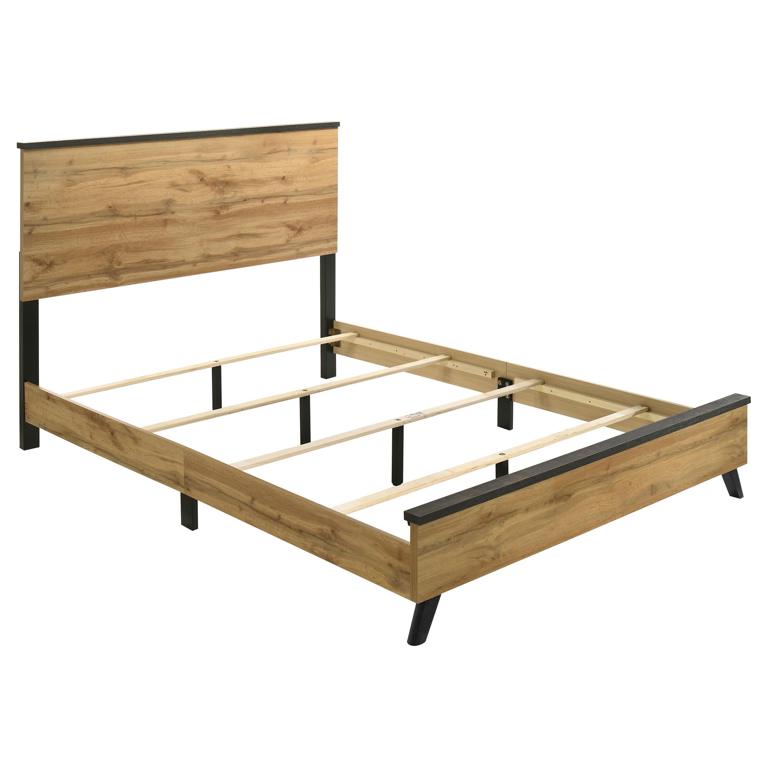 Coaster Furniture Kaywood 225001Q 52-inch Queen Panel Bed - Natural Pine - Image 1