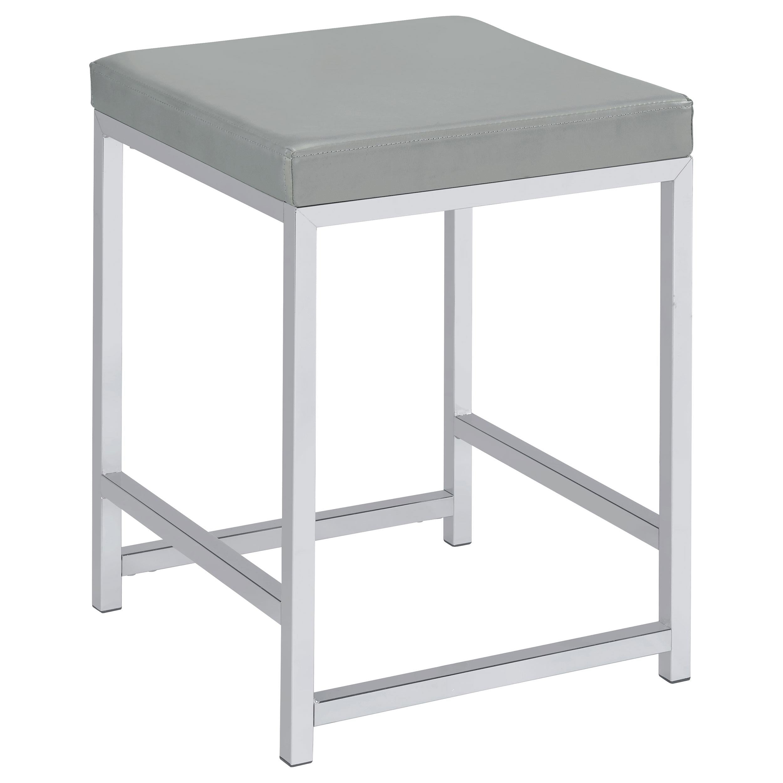 Coaster Furniture Umbridge 935933 Upholstered Square Padded Cushion Vanity Stool - Image 1
