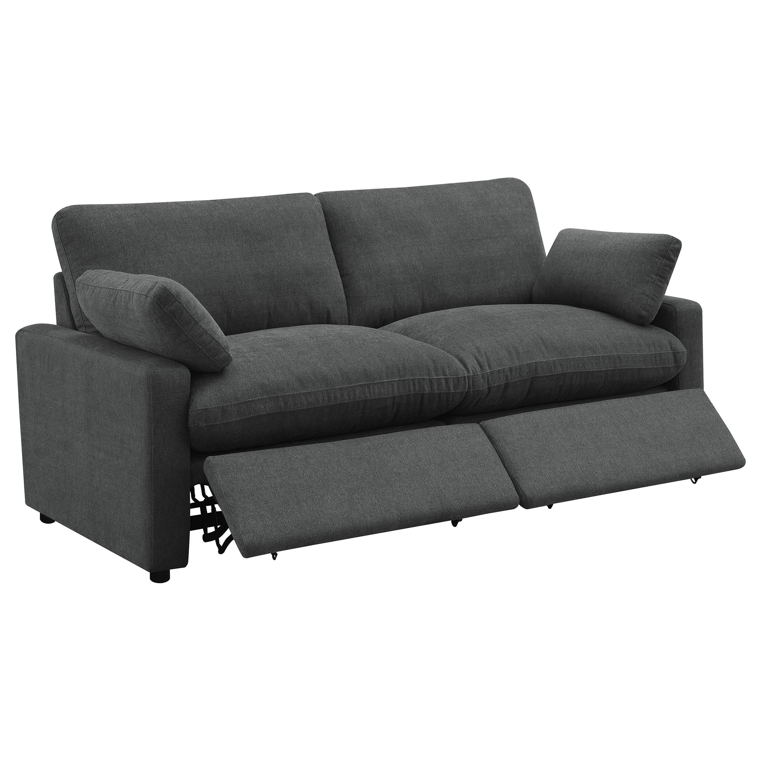Coaster Furniture Collins 609532P Modular Power Loveseat - Dark Grey - Image 2