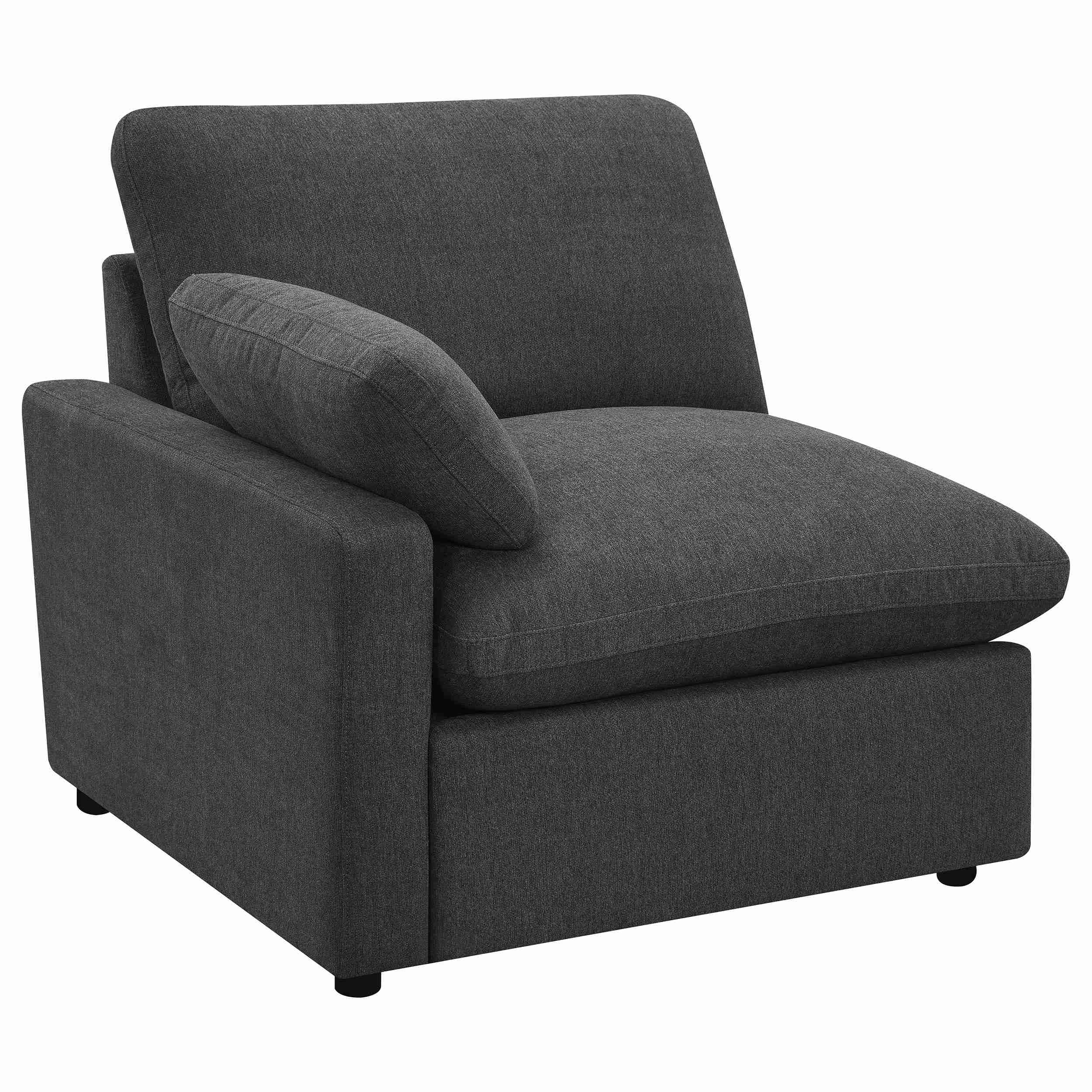 Coaster Furniture Collins 609532P Modular Power Loveseat - Dark Grey - Image 3