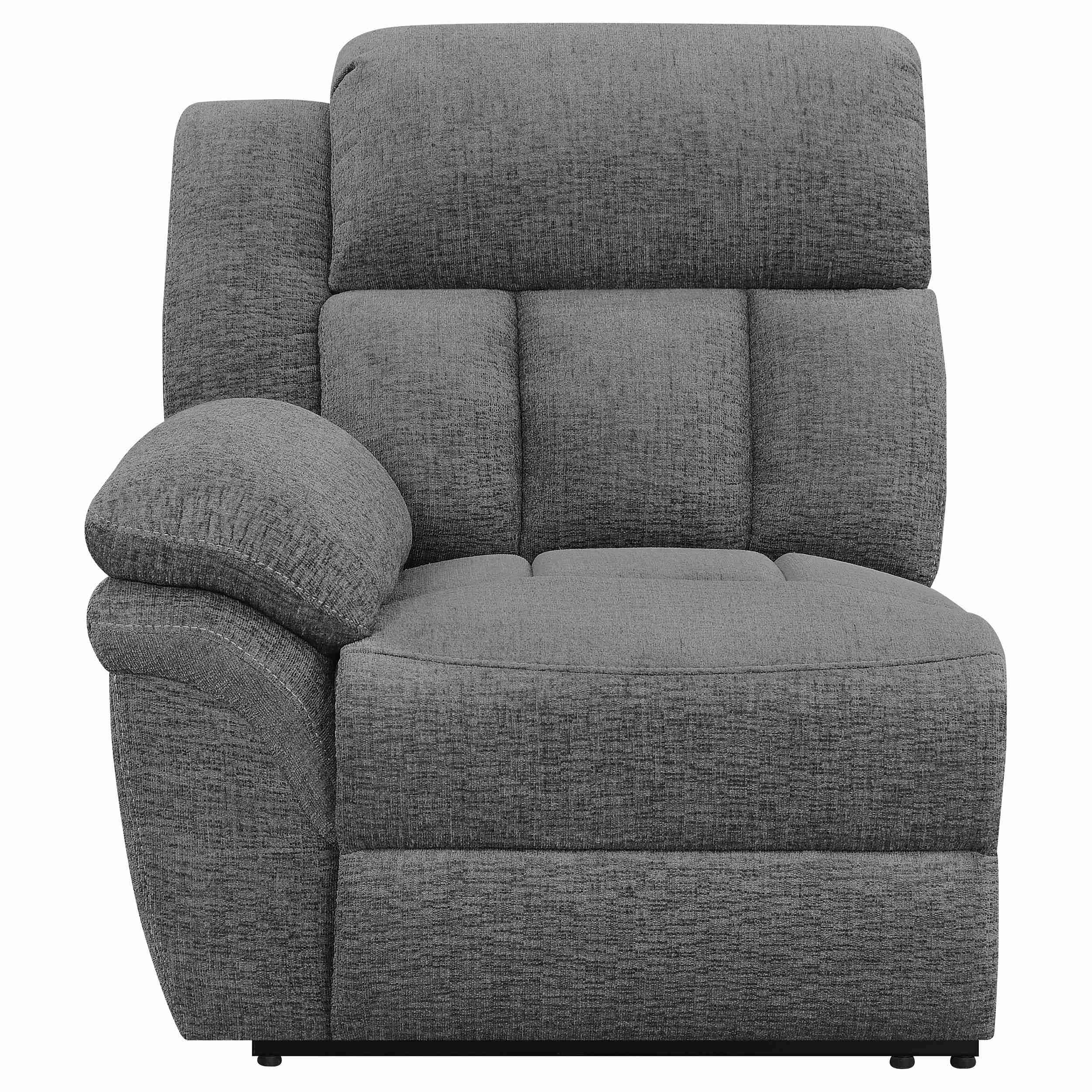 Coaster Furniture Bahrain 609541T 5-piece Upholstered Home Theater Seating - Charcoal - Image 3