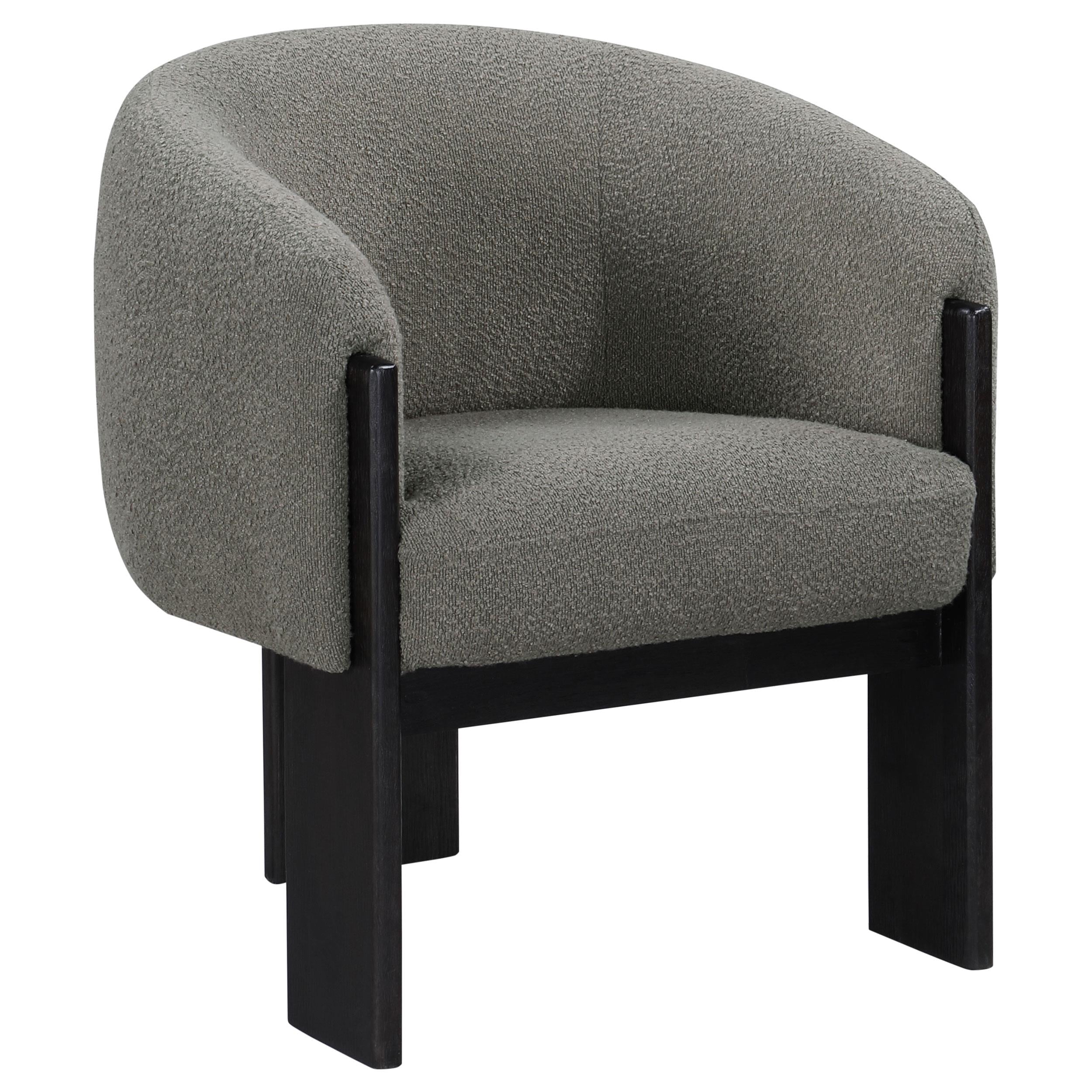 Coaster Furniture Valdez 903166 Boucle Upholstered Barrel Back Accent Chair - Brown - Image 1
