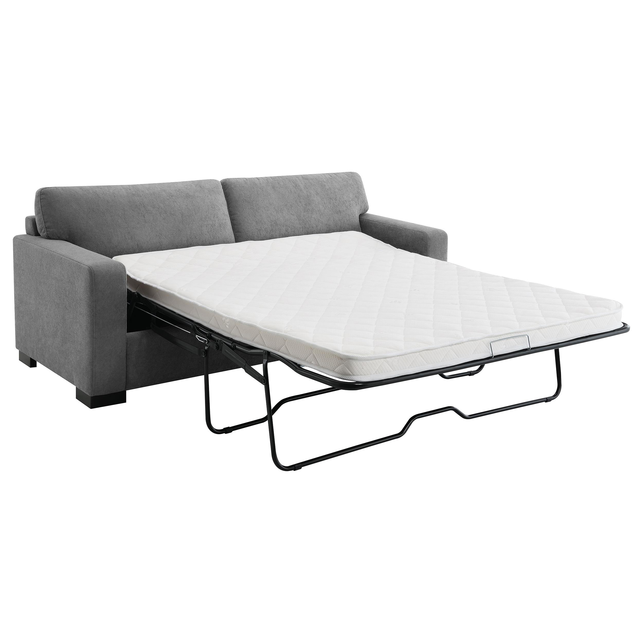 Coaster Furniture Simpson 360050 Upholstered Sofa Sleeper with Queen Mattress - Grey - Image 2