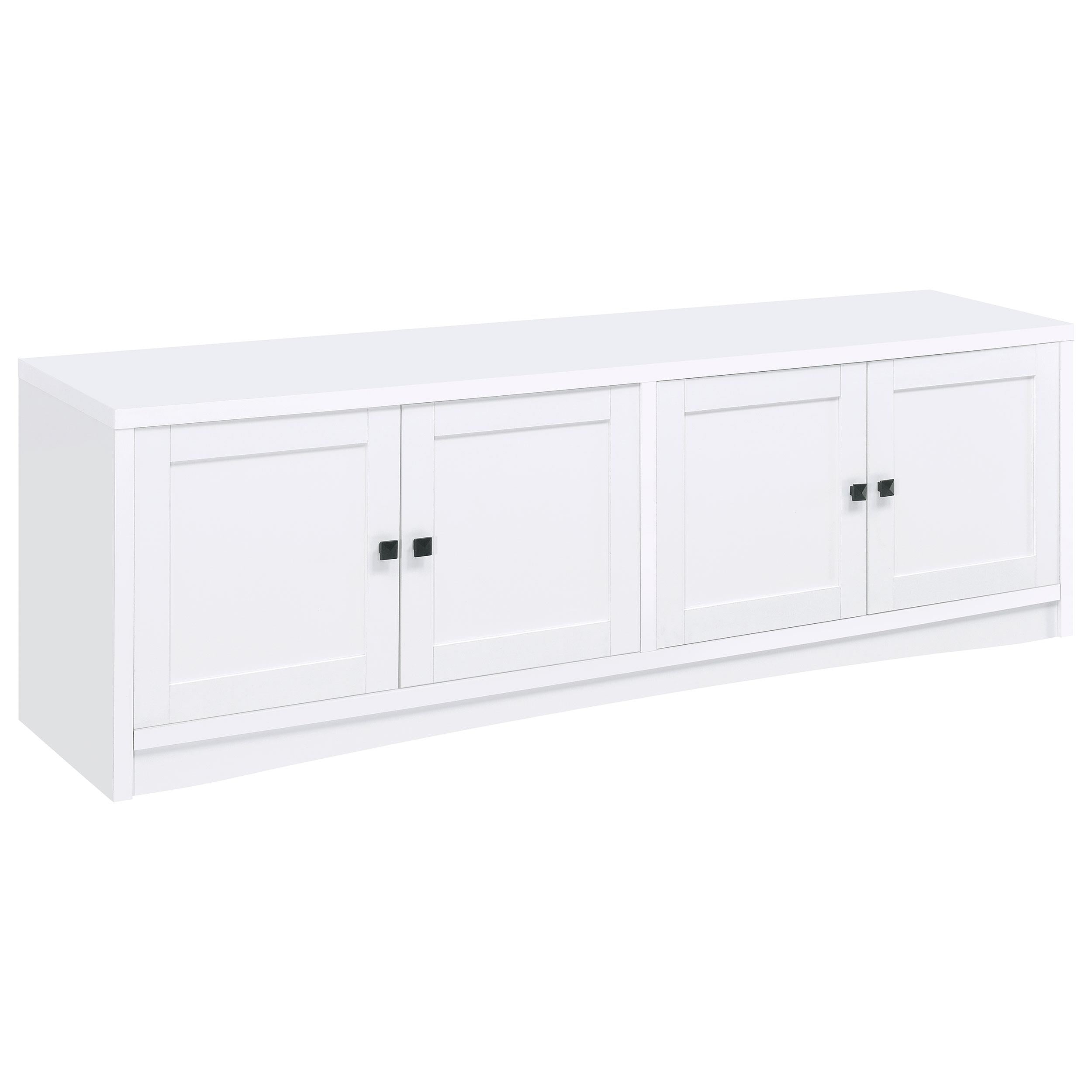 Coaster Furniture Laughlin 724113 4-door Engineered Wood 78-inch TV Stand – White