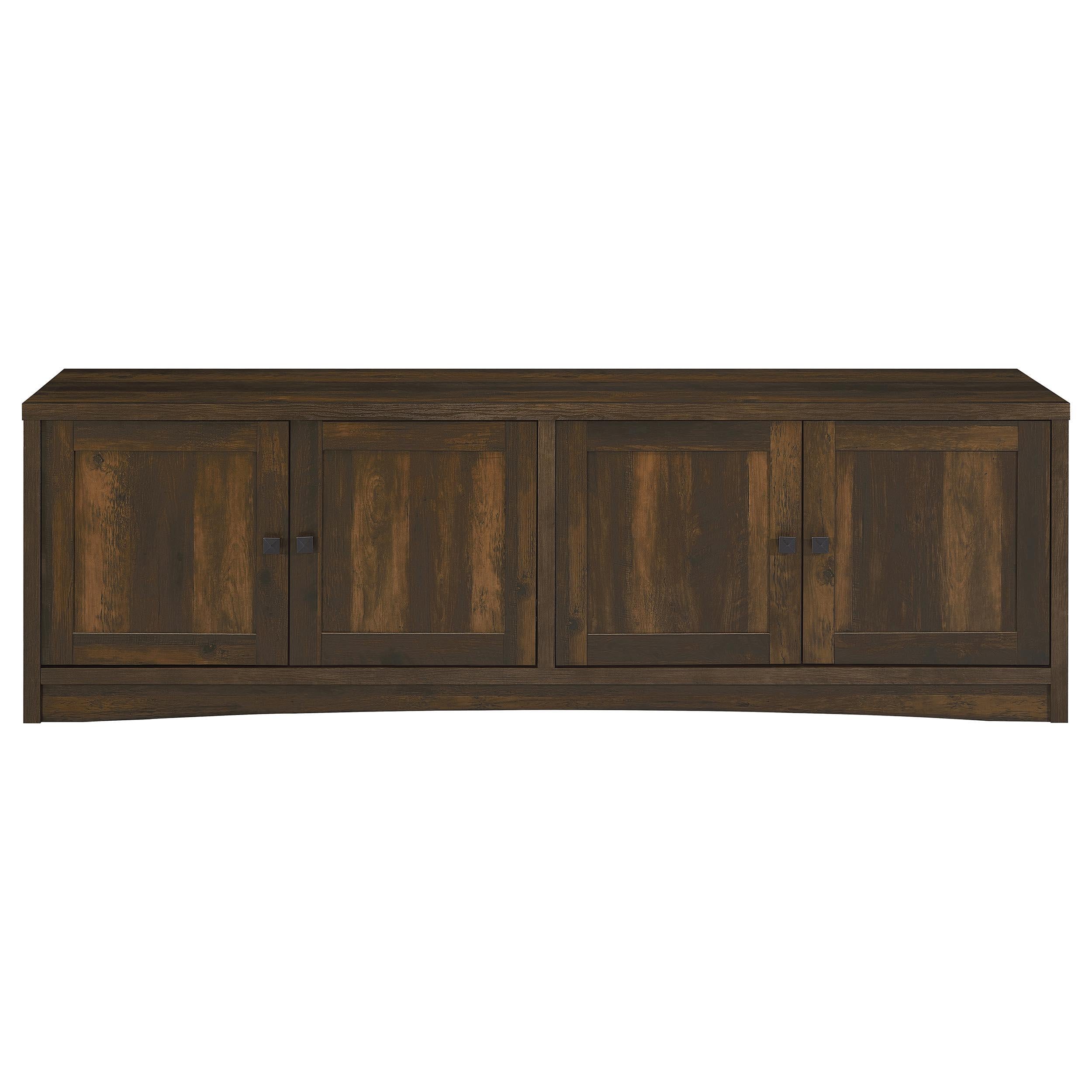Coaster Furniture Laughlin 724123 4-door Engineered Wood 78-inch TV Stand - Dark Pine - Image 3