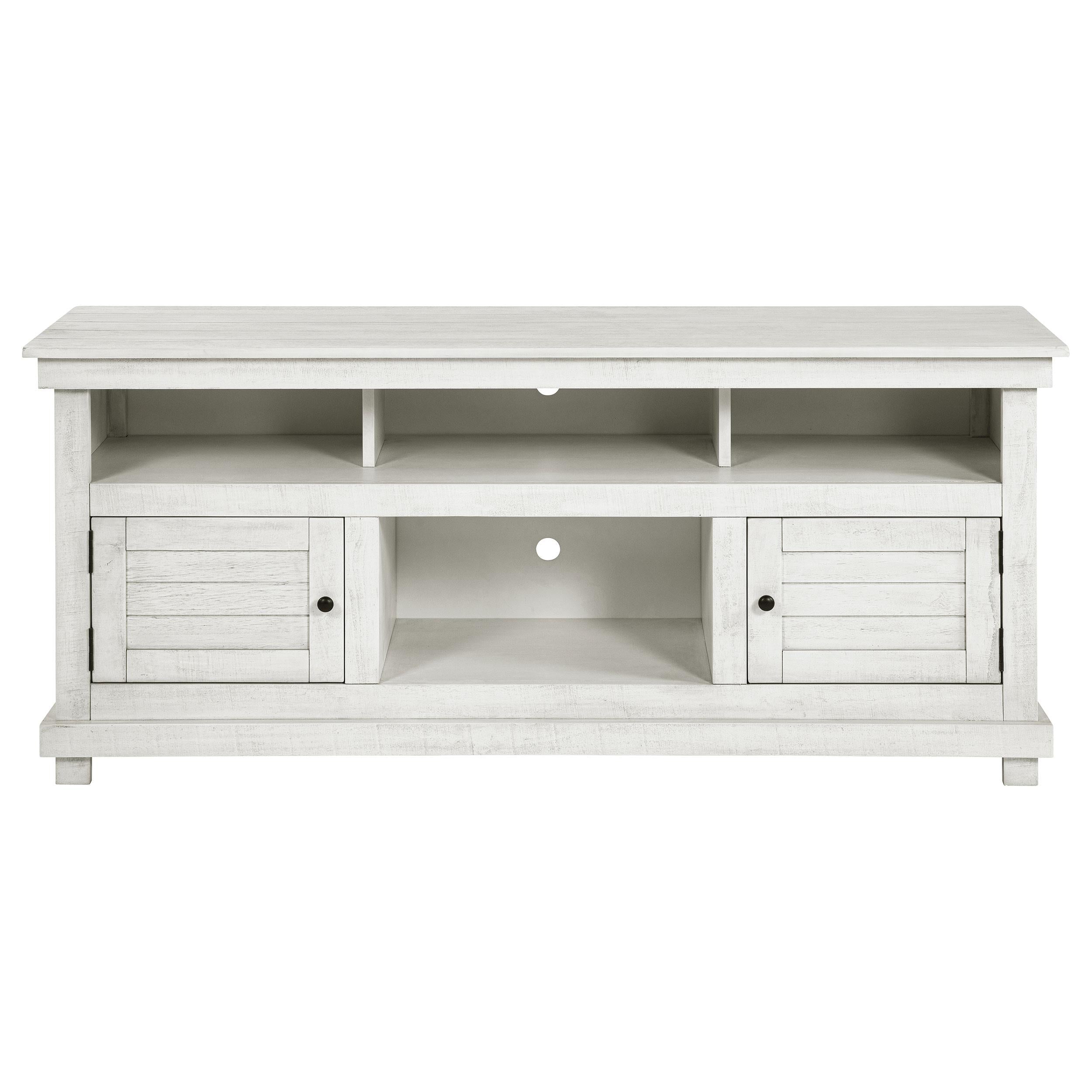 Coaster Furniture Payne 710052 60-inch TV Stand Media Console - Distressed White - Image 2