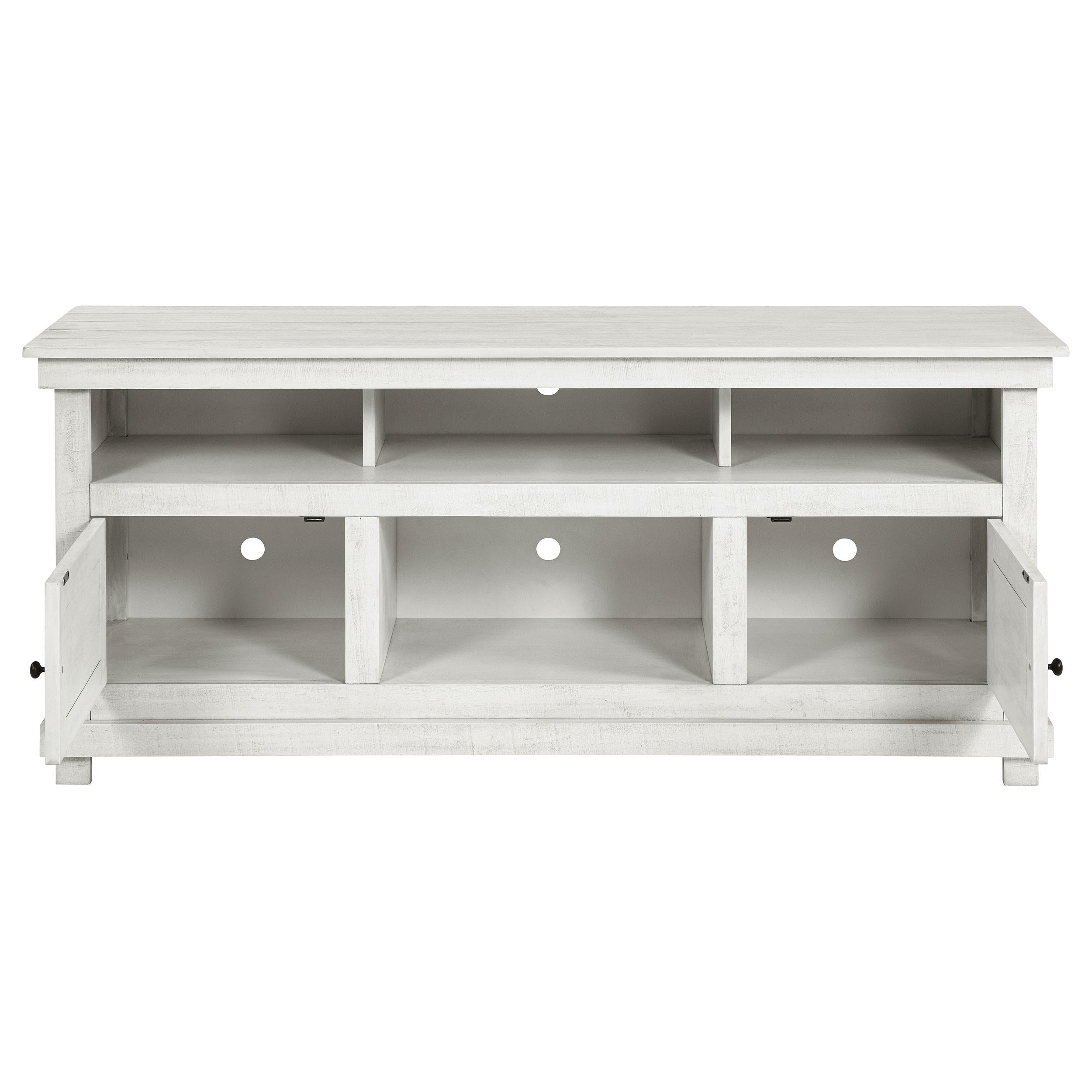 Coaster Furniture Payne 710052 60-inch TV Stand Media Console - Distressed White - Image 3