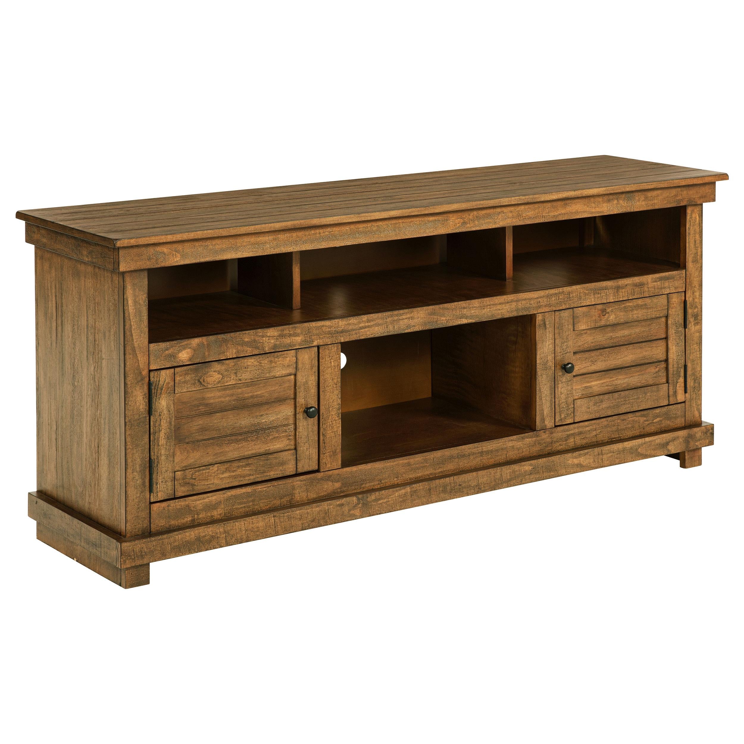 Coaster Furniture Payne 710042 60-inch TV Stand Media Console – Distressed Brown