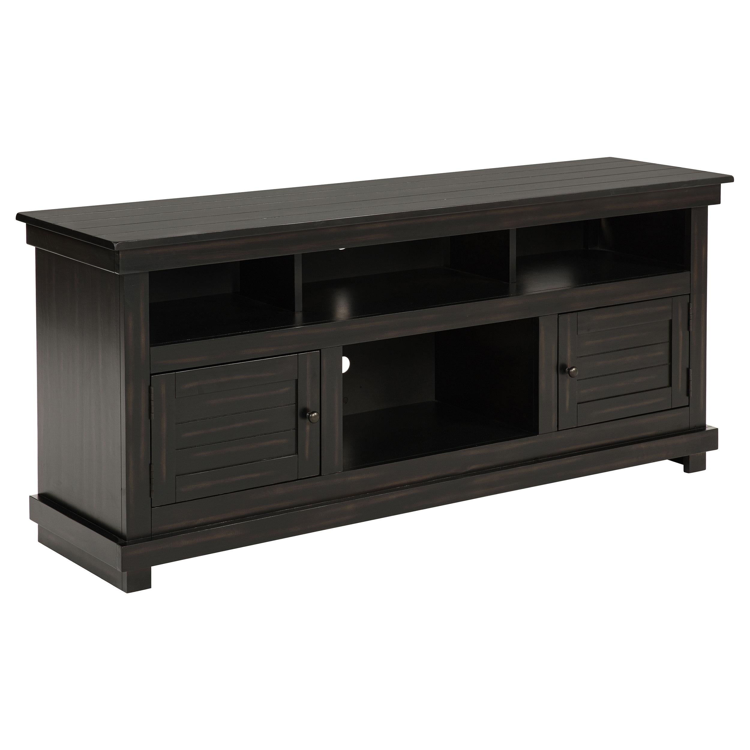 Coaster Furniture Payne 710062 60-inch TV Stand Media Console – Distressed Java