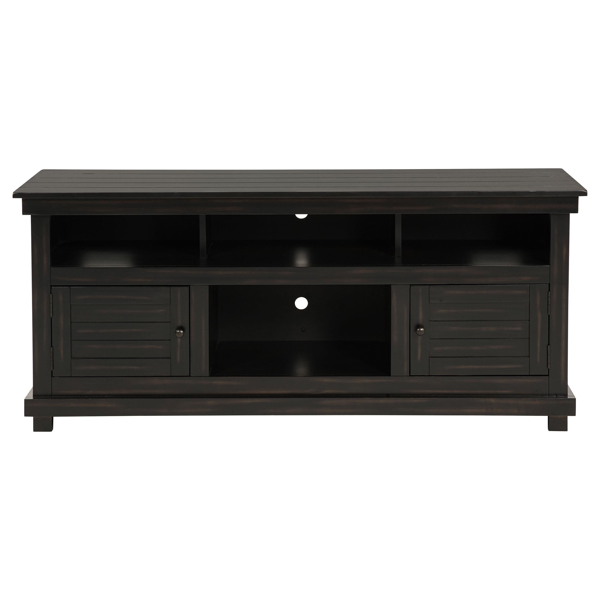 Coaster Furniture Payne 710062 60-inch TV Stand Media Console - Distressed Java - Image 2