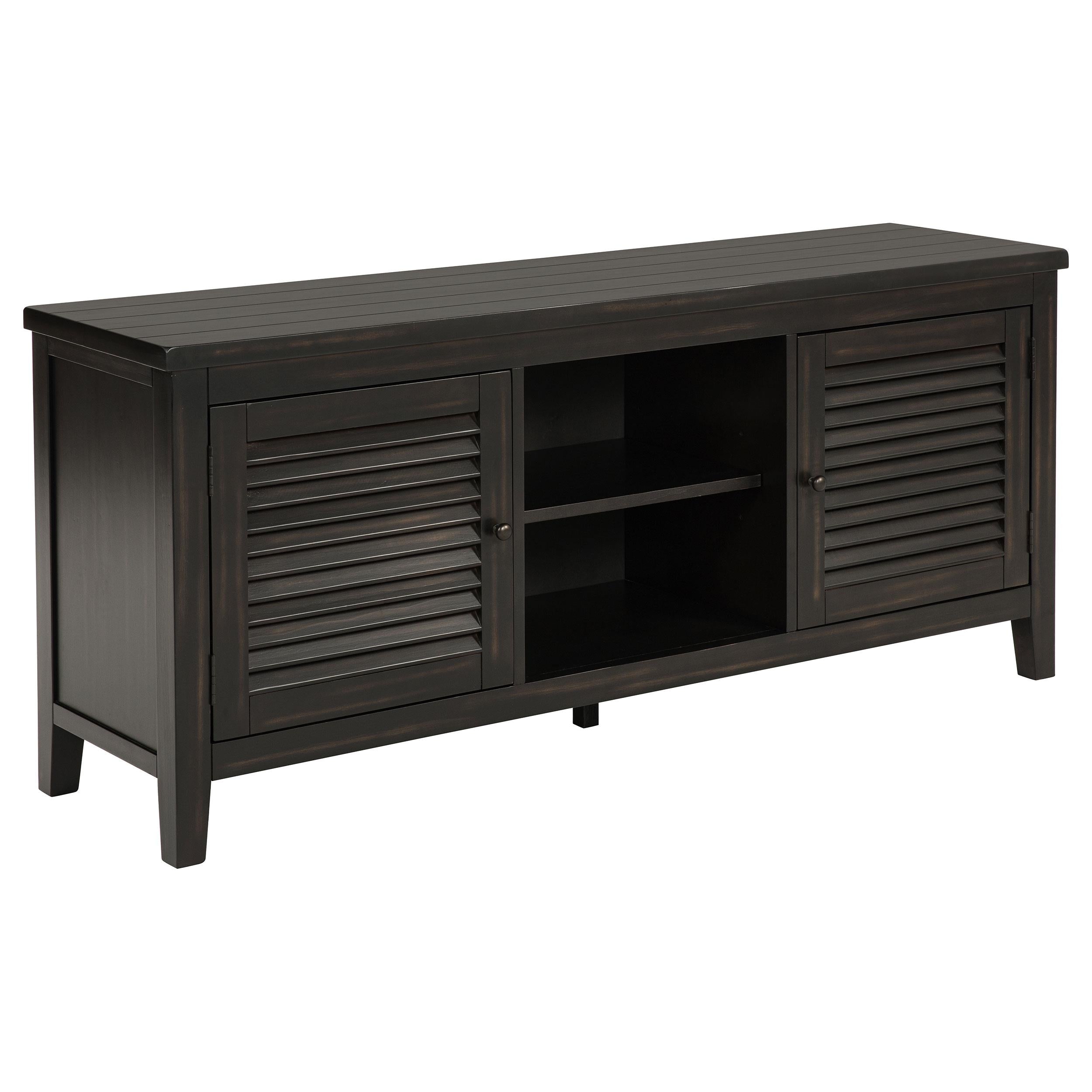 Coaster Furniture Concord 701782 2-door 60-inch TV Stand Console – Distressed Java