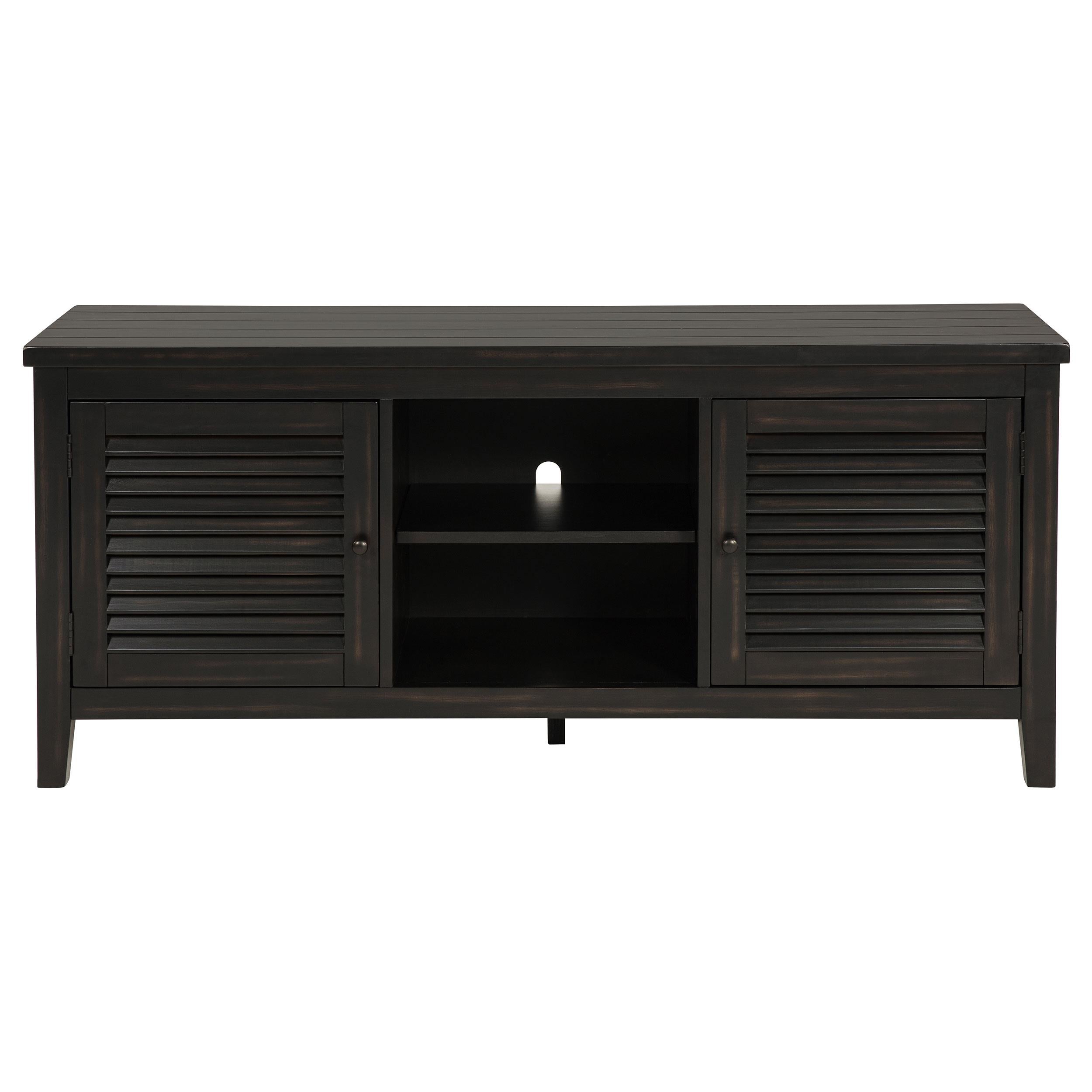 Coaster Furniture Concord 701782 2-door 60-inch TV Stand Console - Distressed Java - Image 2