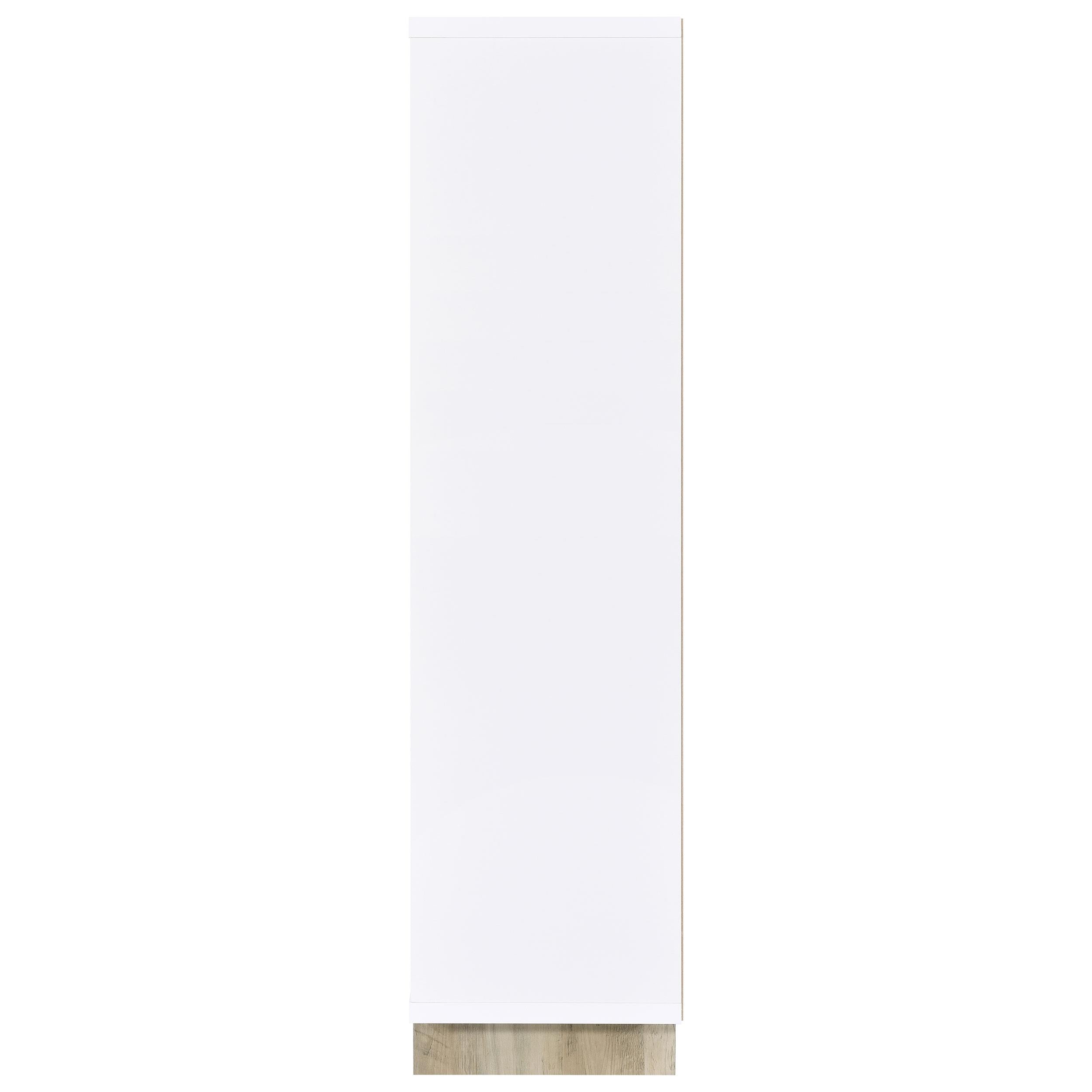 Coaster Furniture Dalton 980075 65-inch 6-shelf Bookcase - White and Distressed Pine - Image 3