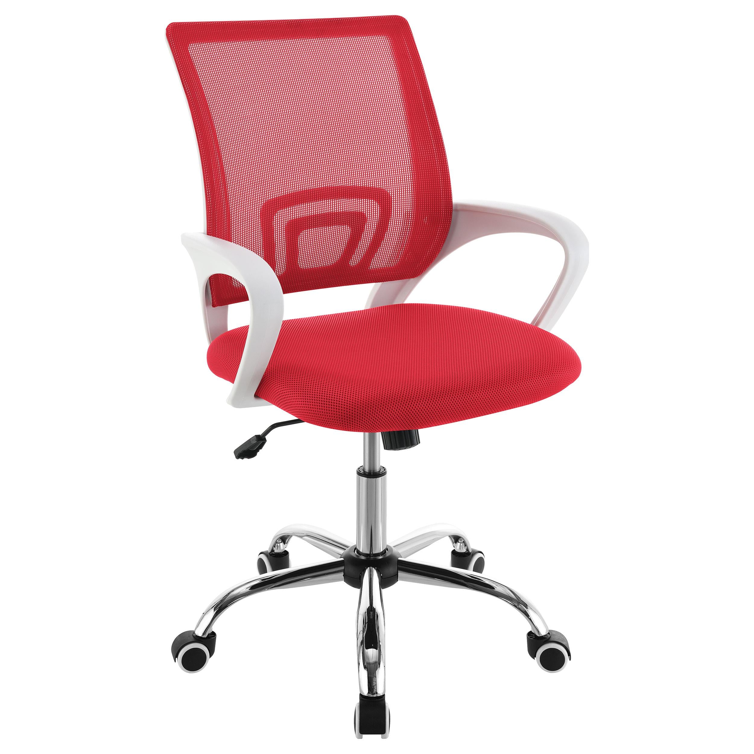 Coaster Furniture Felton 802017 Upholstered Adjustable Home Office Desk Chair - Red - Image 1