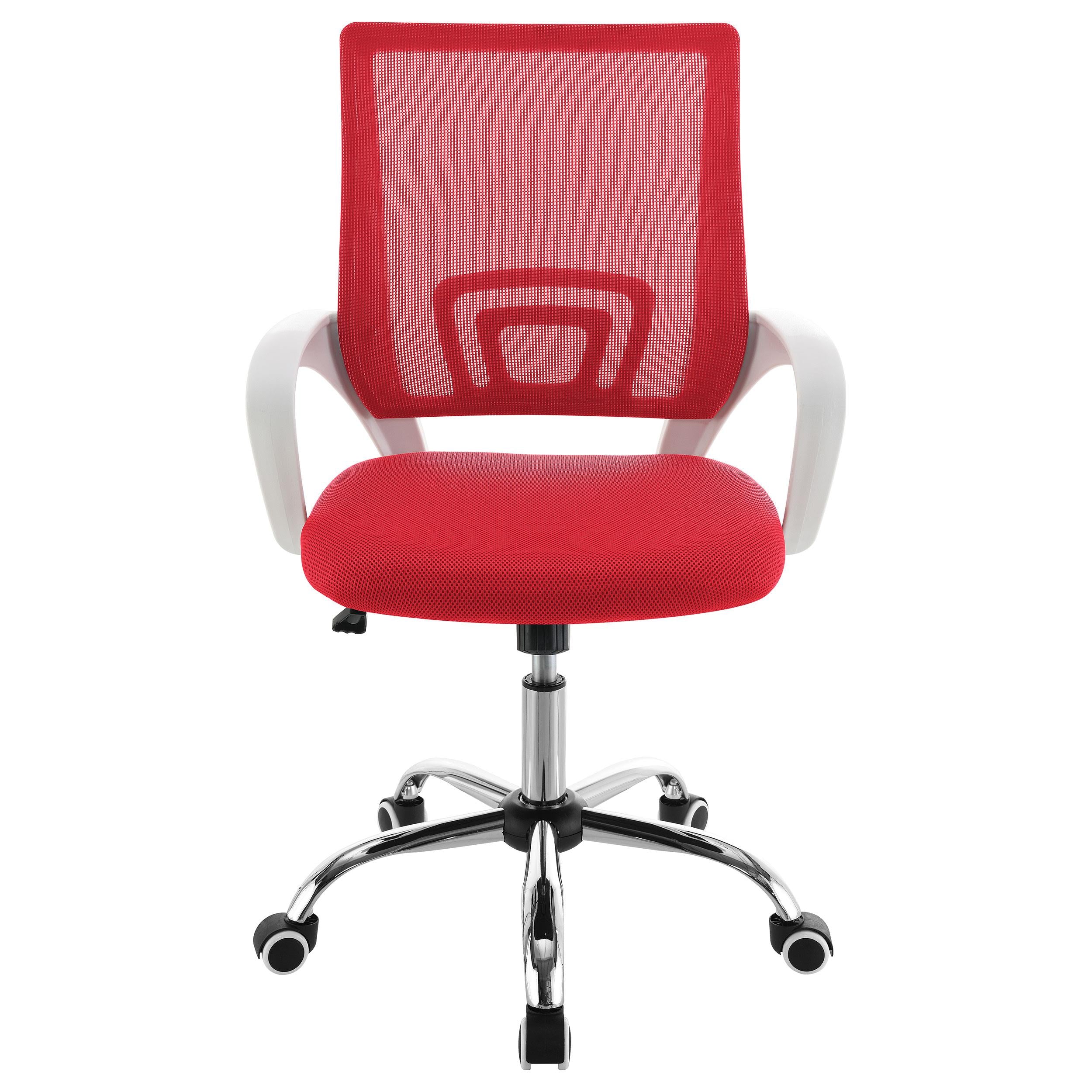 Coaster Furniture Felton 802017 Upholstered Adjustable Home Office Desk Chair - Red - Image 2