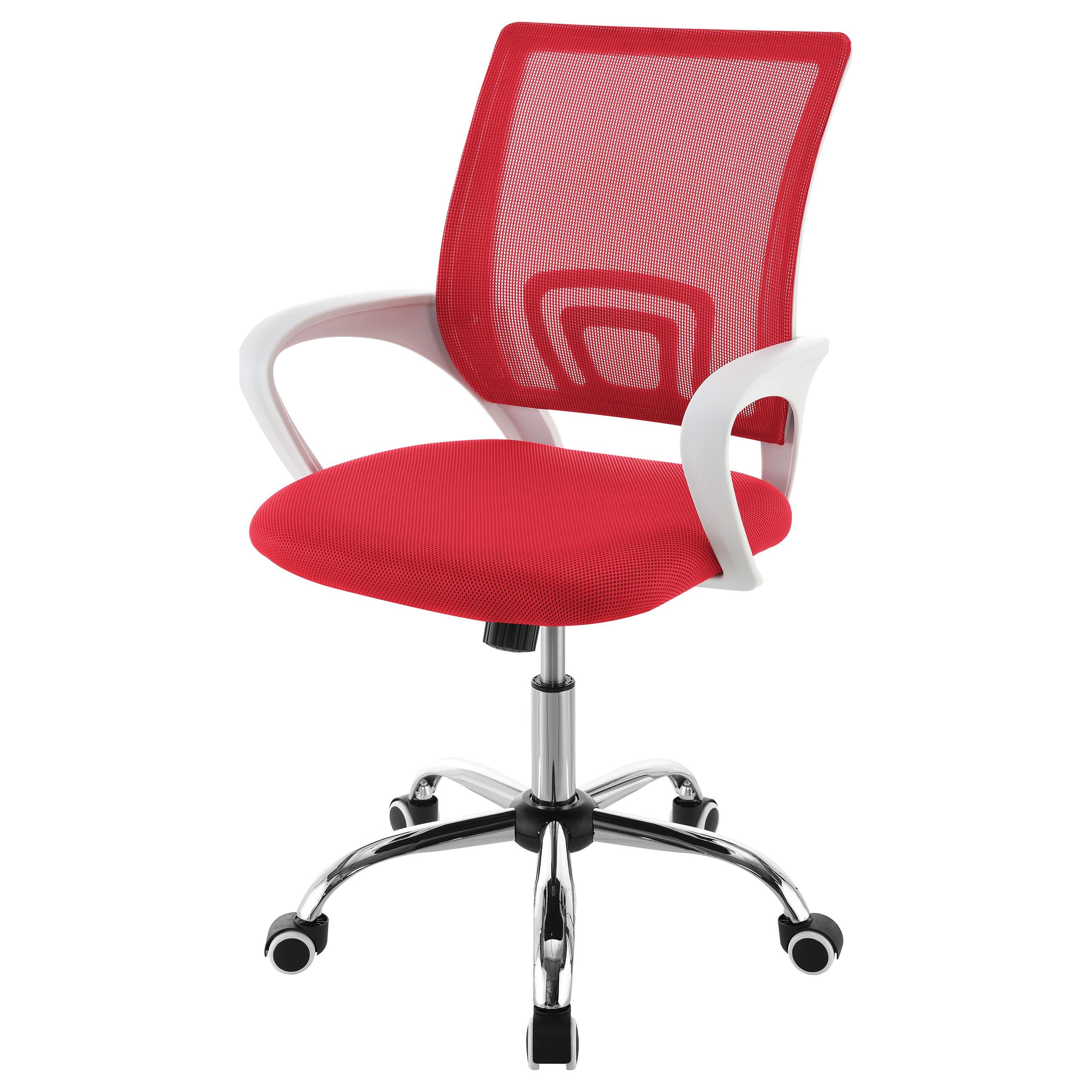 Coaster Furniture Felton 802017 Upholstered Adjustable Home Office Desk Chair - Red - Image 3