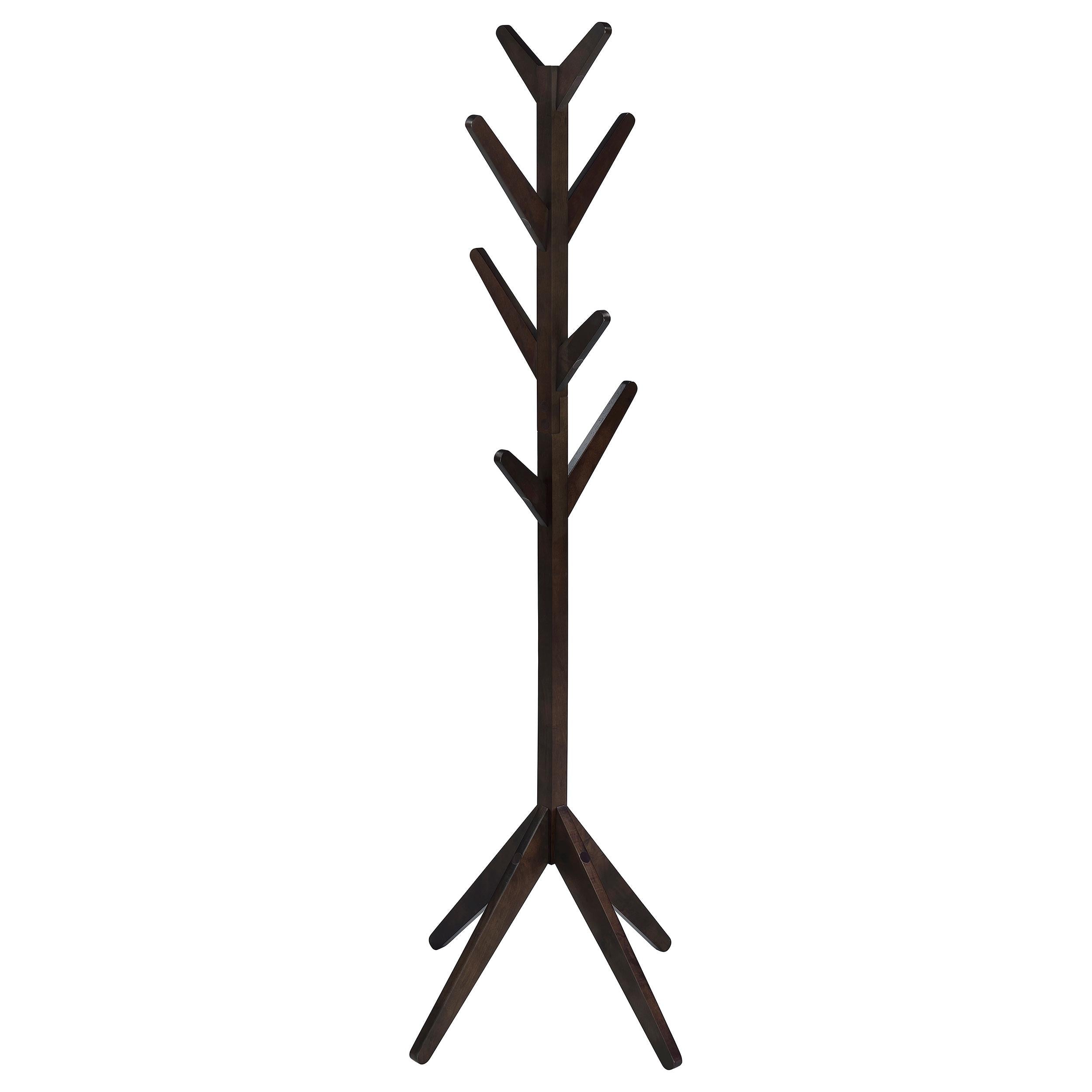 Coaster Furniture Margaret 983273 Solid Wood Coat Rack Clothing Hanger – Cappuccino