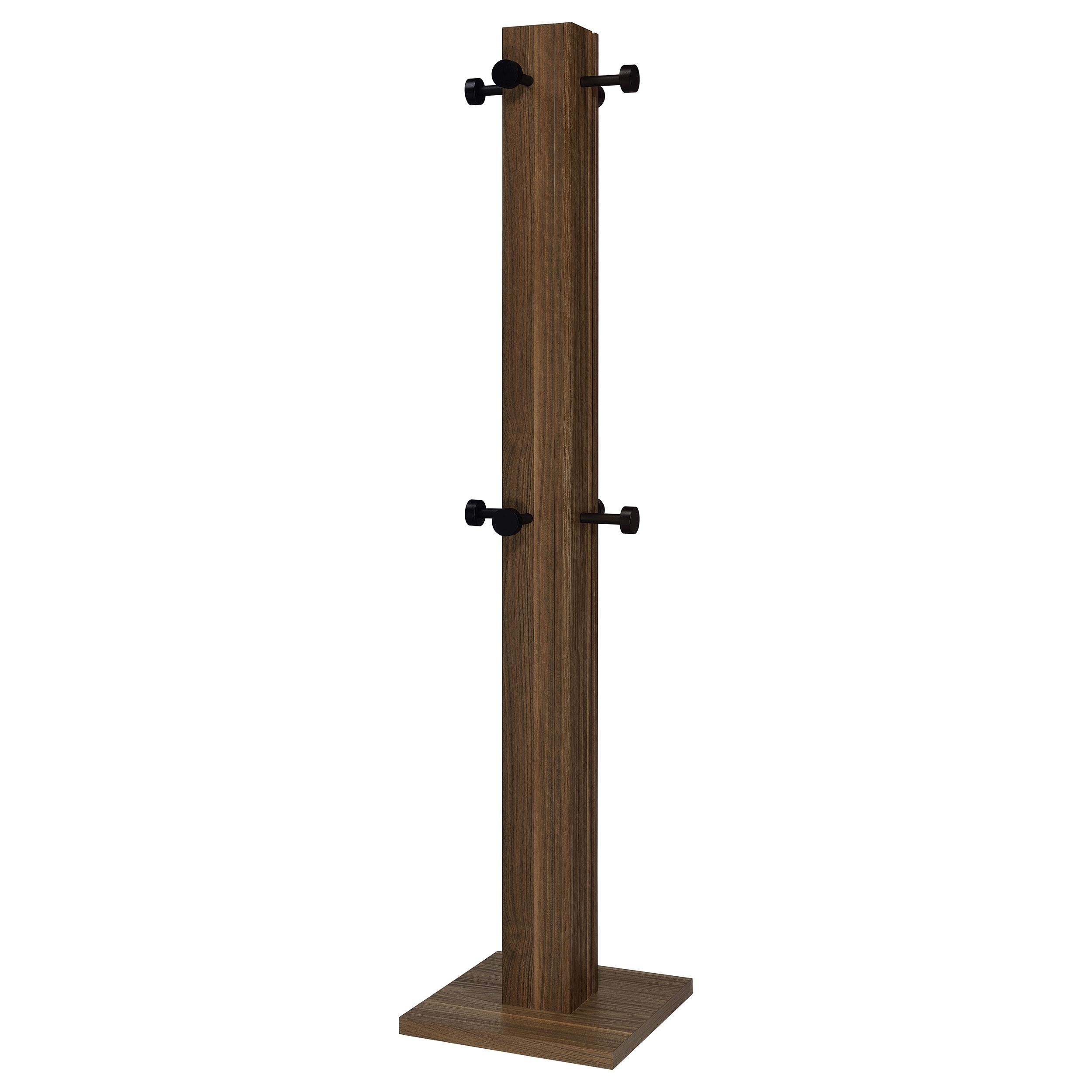 Coaster Furniture Rikkie 983281 Engineered Wood Coat Rack - Walnut - Image 3