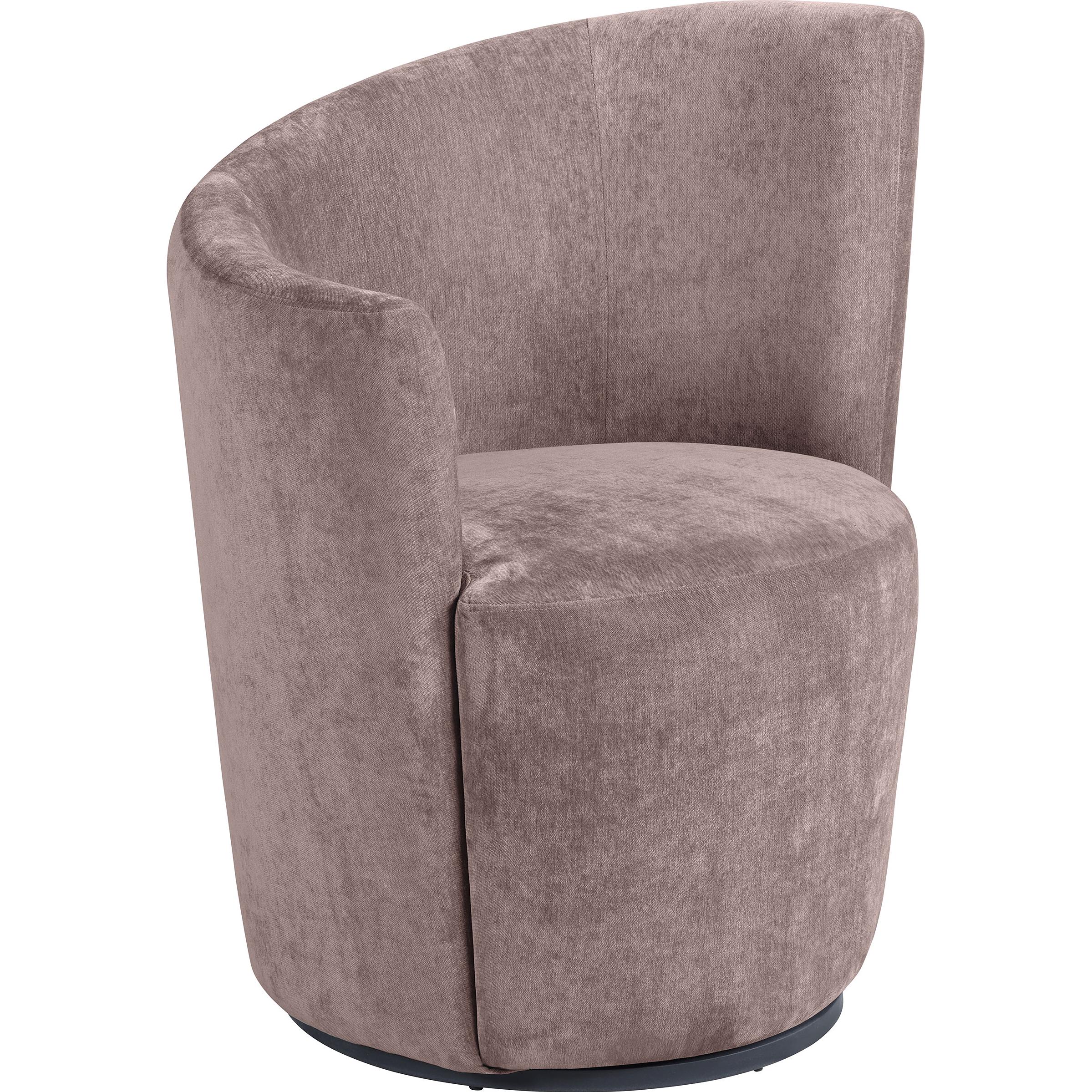 Coaster Furniture Nueva 907528 Upholstered Swivel Chair Curved Backrest - Blush - Image 1