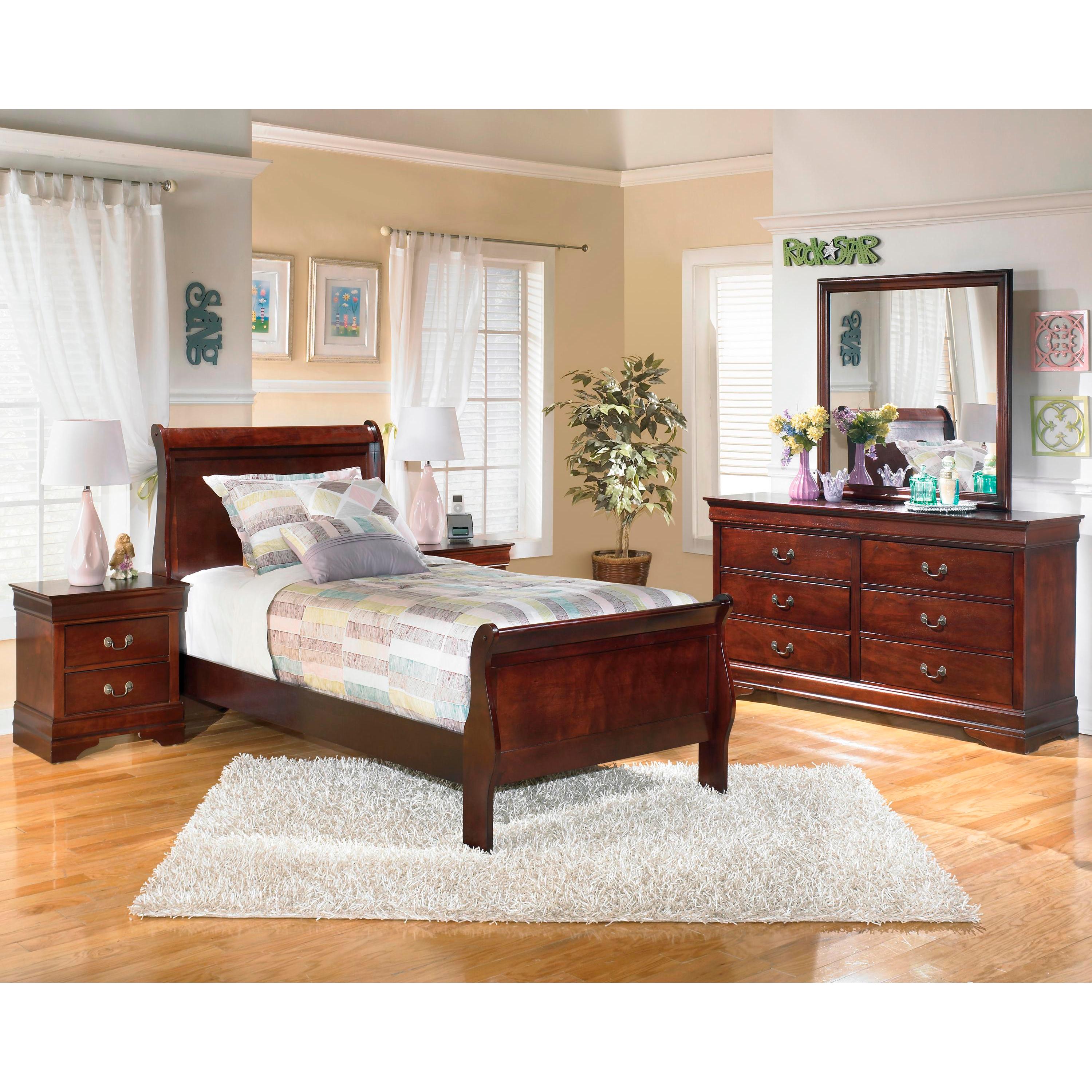 Signature Design by Ashley Alisdair B376B5 Twin Sleigh Bed - Image 3