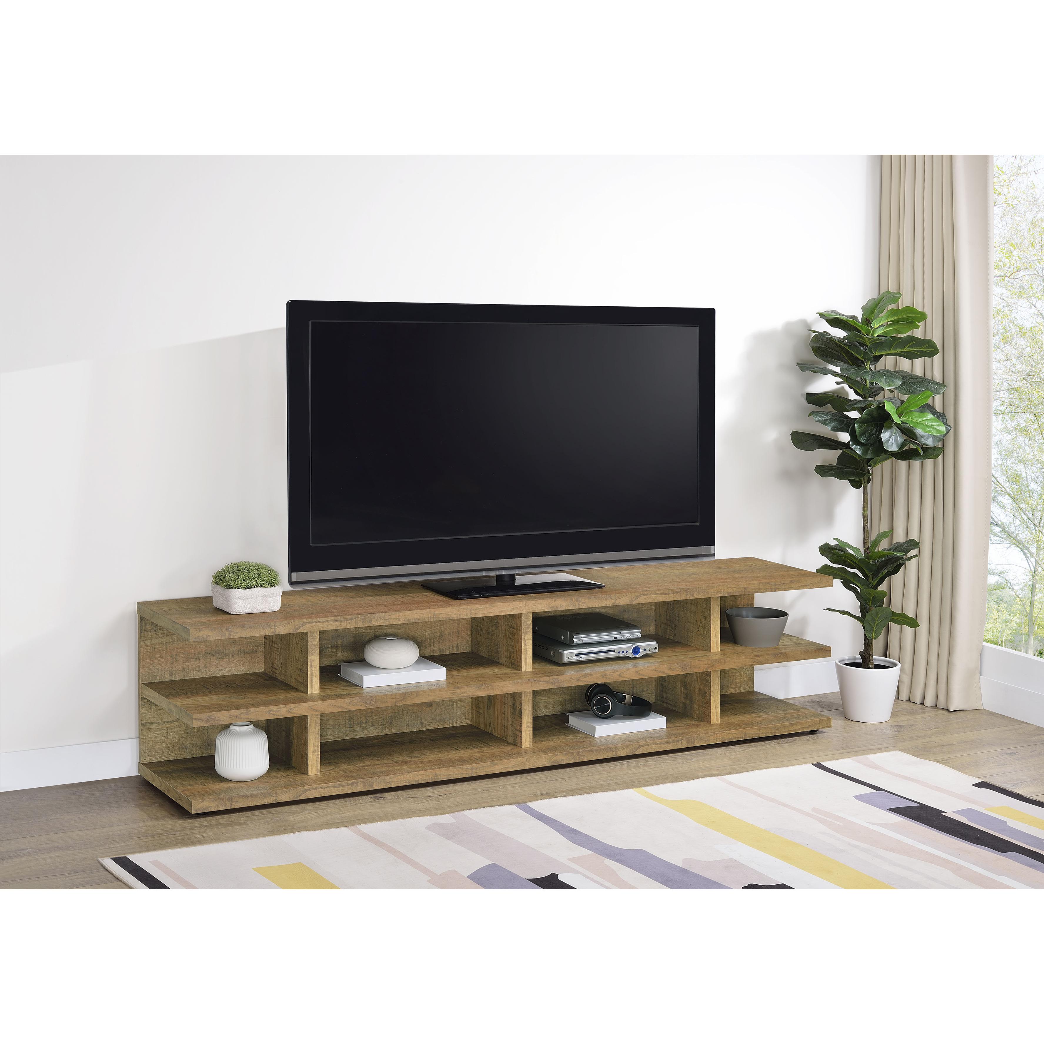 Coaster Furniture Cartmill 710543 78-inch 2-tier TV Stand Media Console - Mango - Image 2