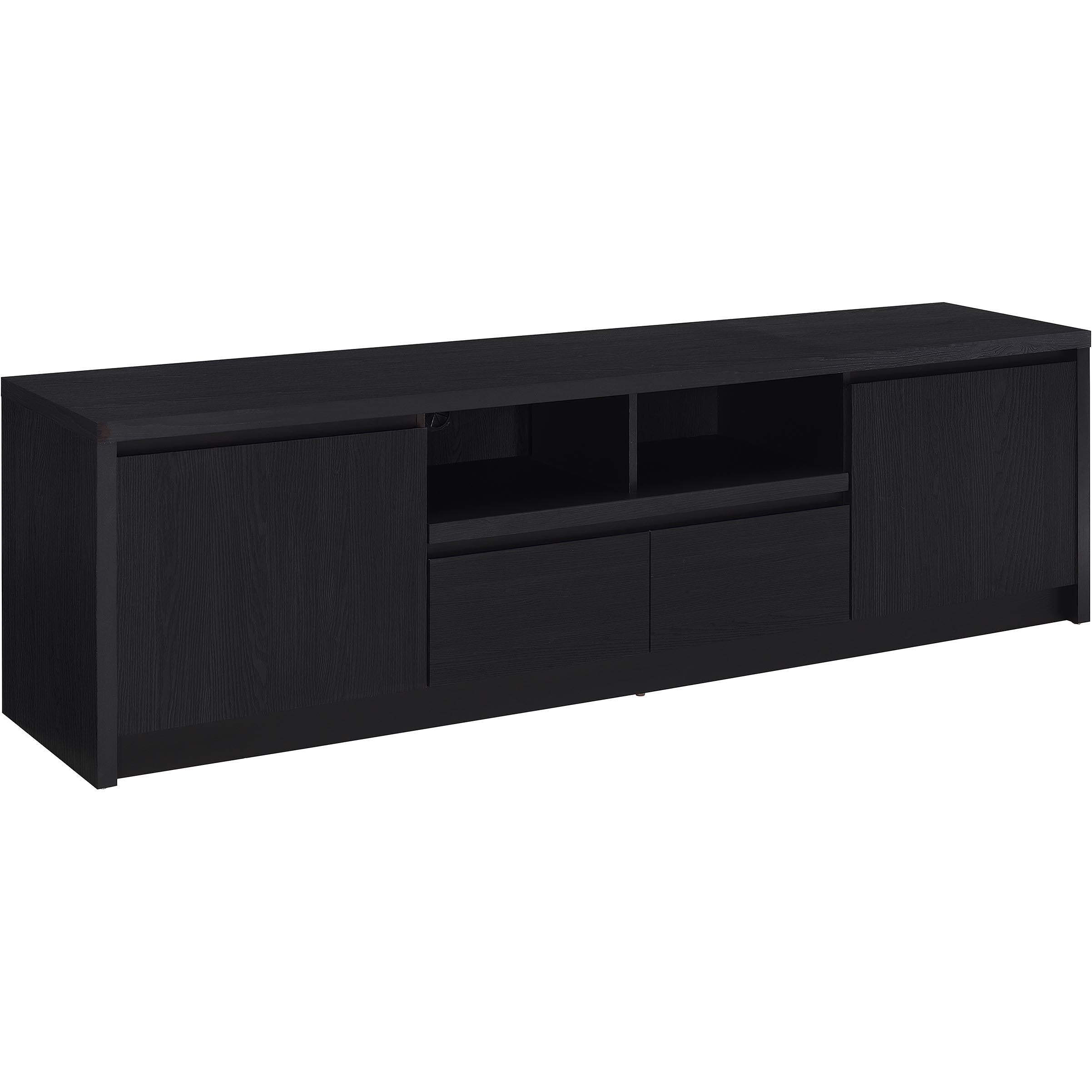 Coaster Furniture Winfield 706223 78-inch 2-door TV Stand Media Console - Black - Image 1