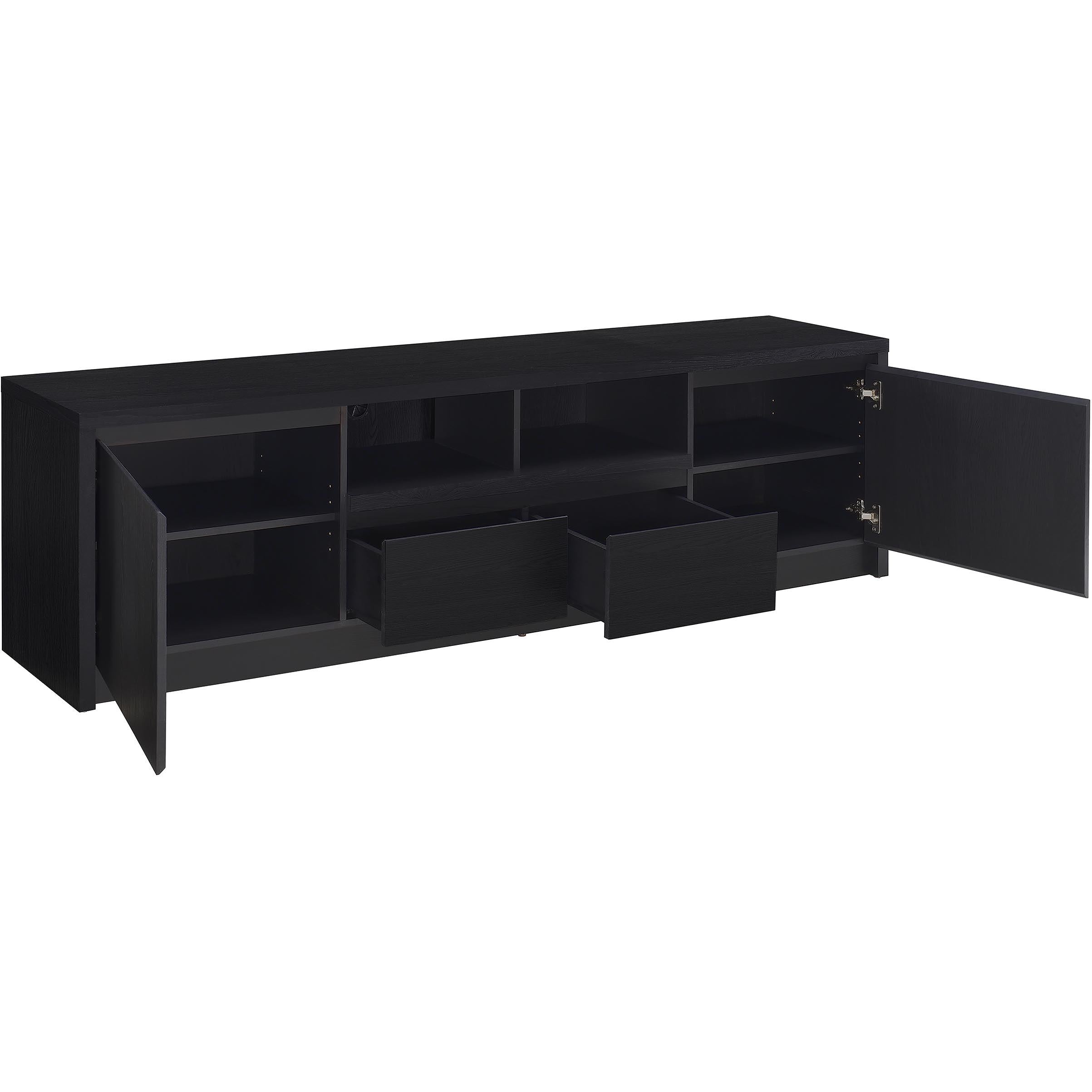 Coaster Furniture Winfield 706223 78-inch 2-door TV Stand Media Console - Black - Image 3