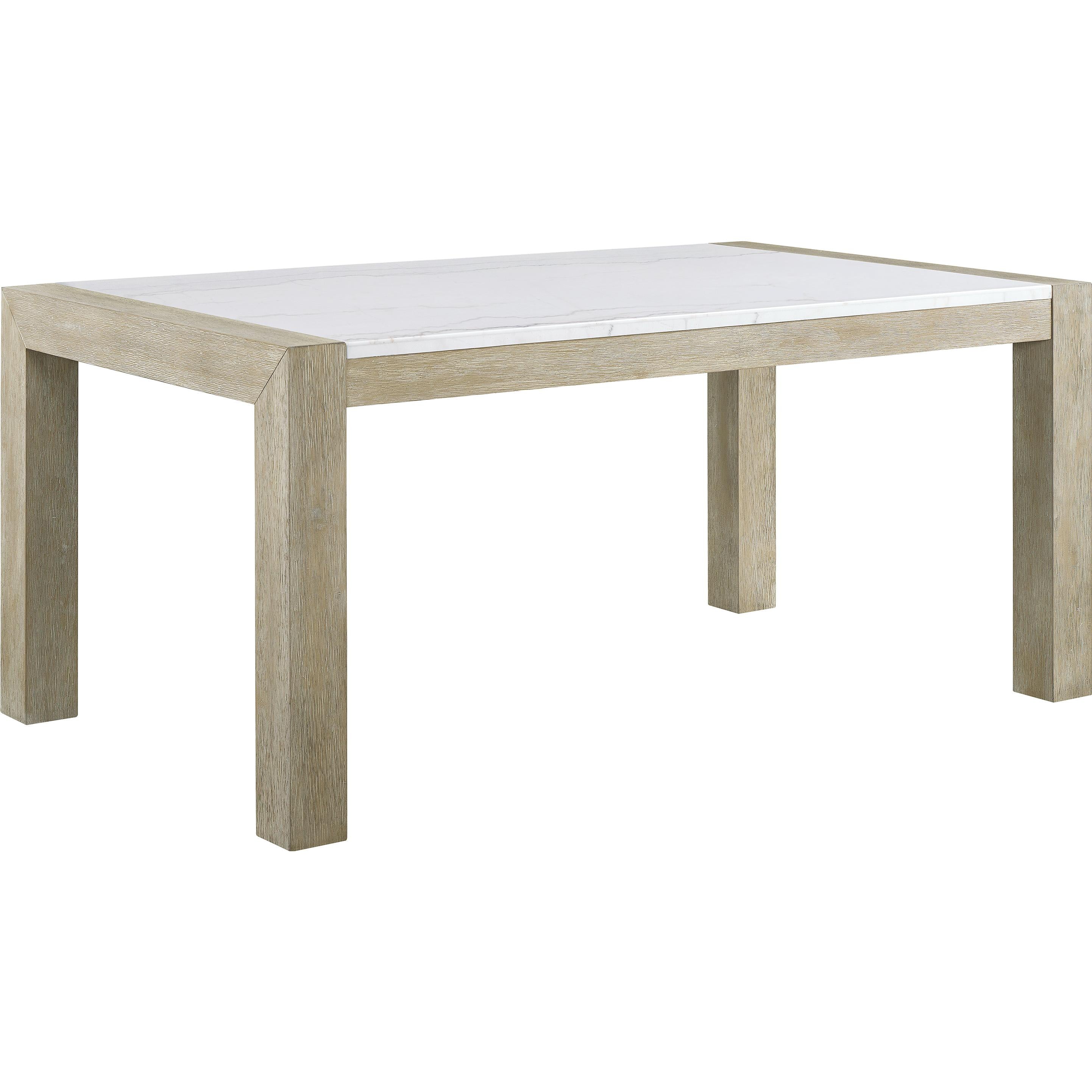 Crown Mark Hazel 1321T-3866 Genuine Marble Dining Table - Image 1