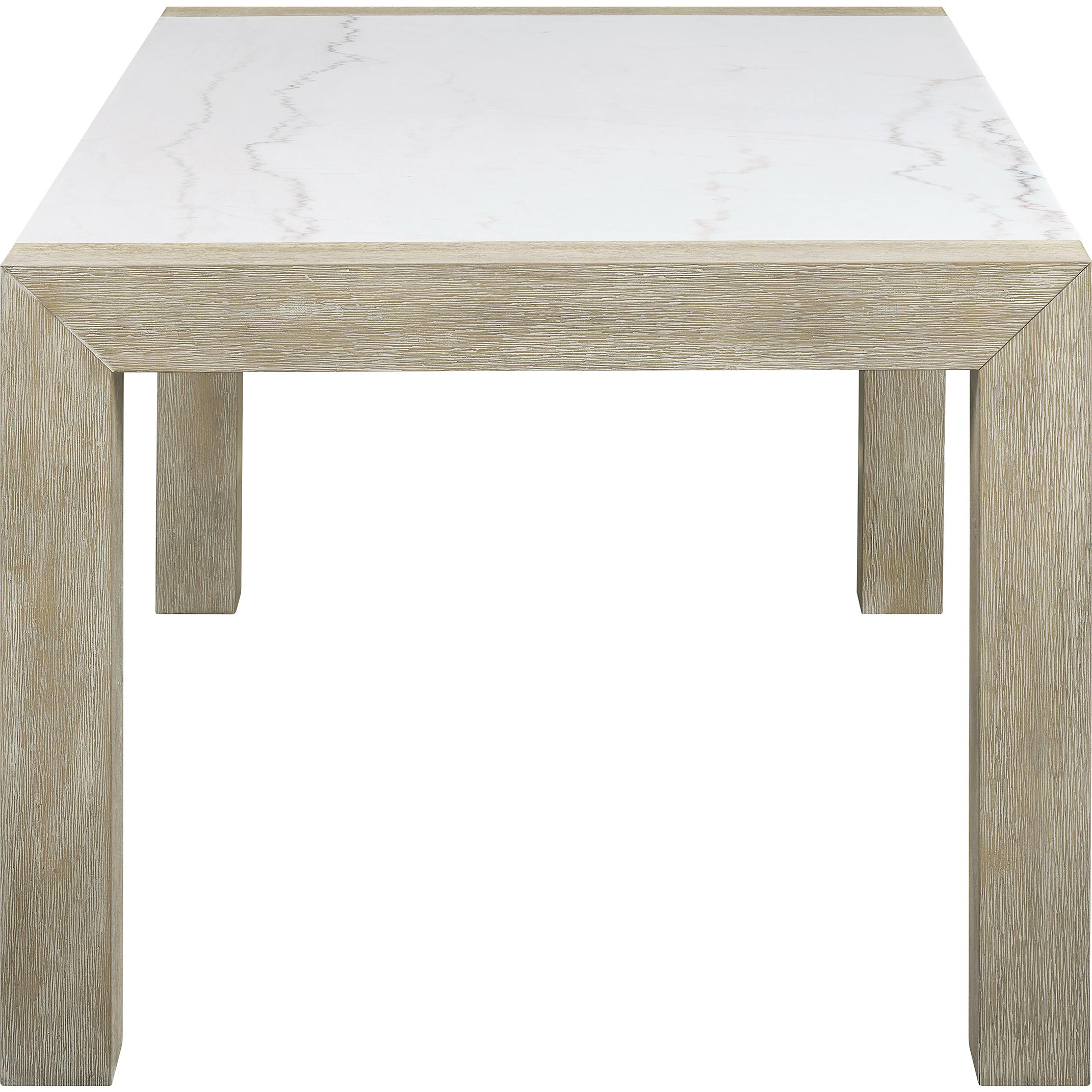 Crown Mark Hazel 1321T-3866 Genuine Marble Dining Table - Image 2