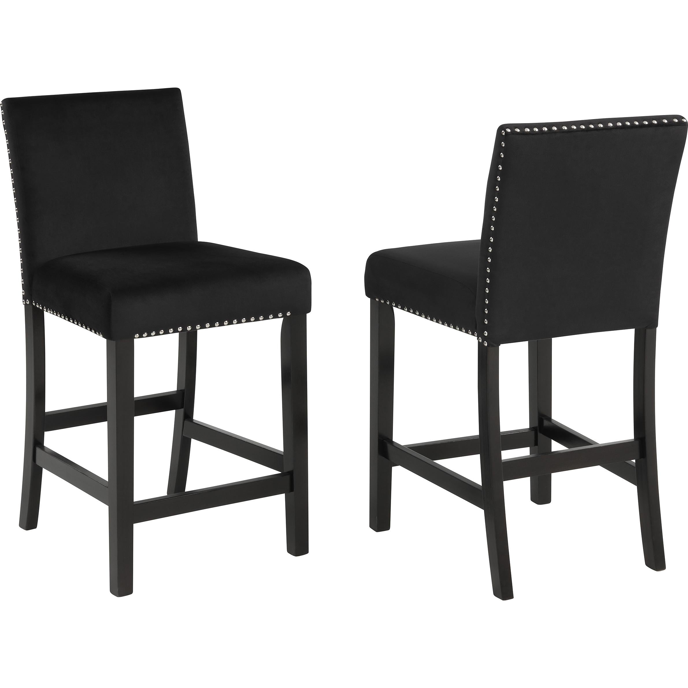 Crown Mark Lennon 1715SET-AB 5 pc Counter Height Dinette - Black - Image 3
