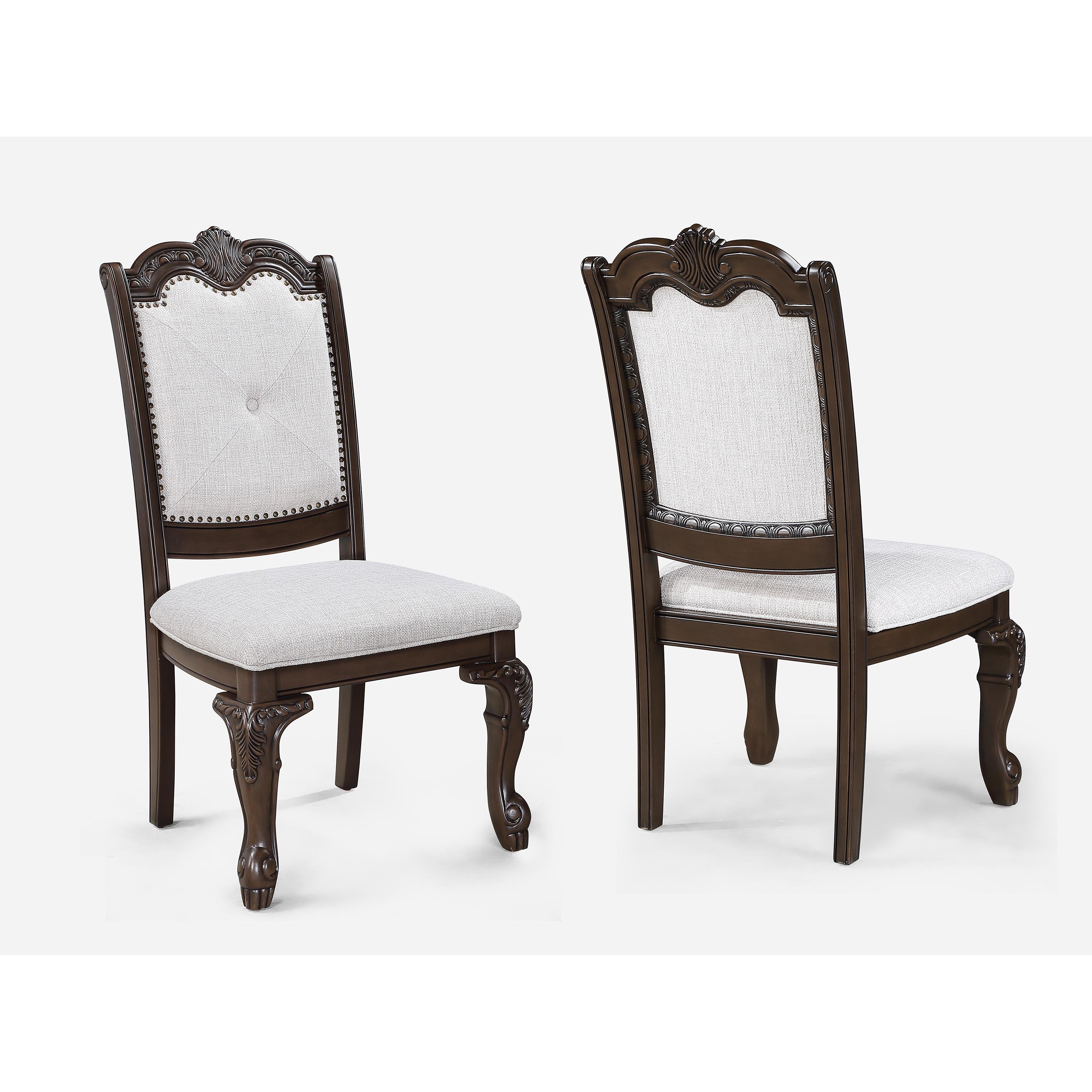 Crown Mark Kiera 2149S Side Chair - Coffee Brown - Image 1