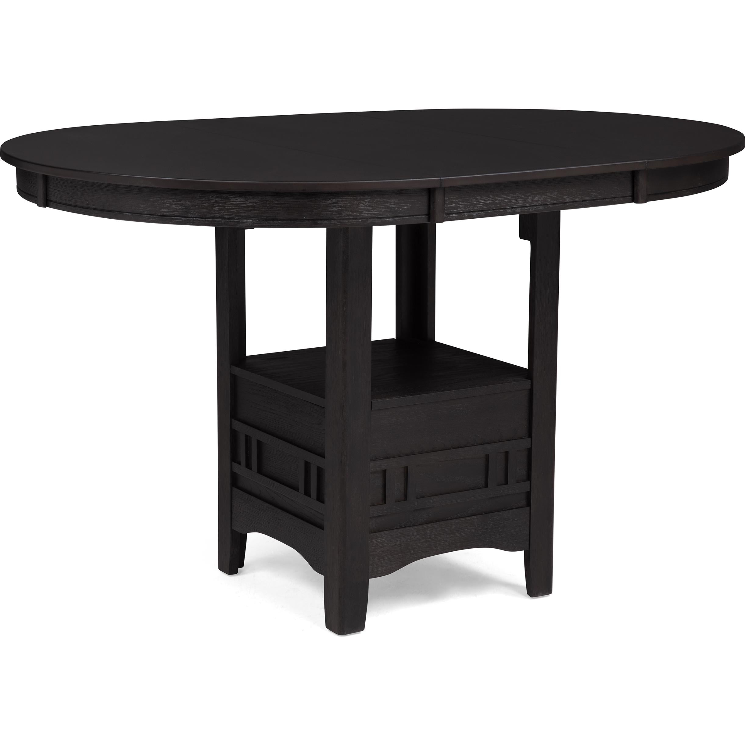 Crown Mark Hartwell 2795BK-T-4260 Counter Height Dining Table - Charcoal Black - Image 1