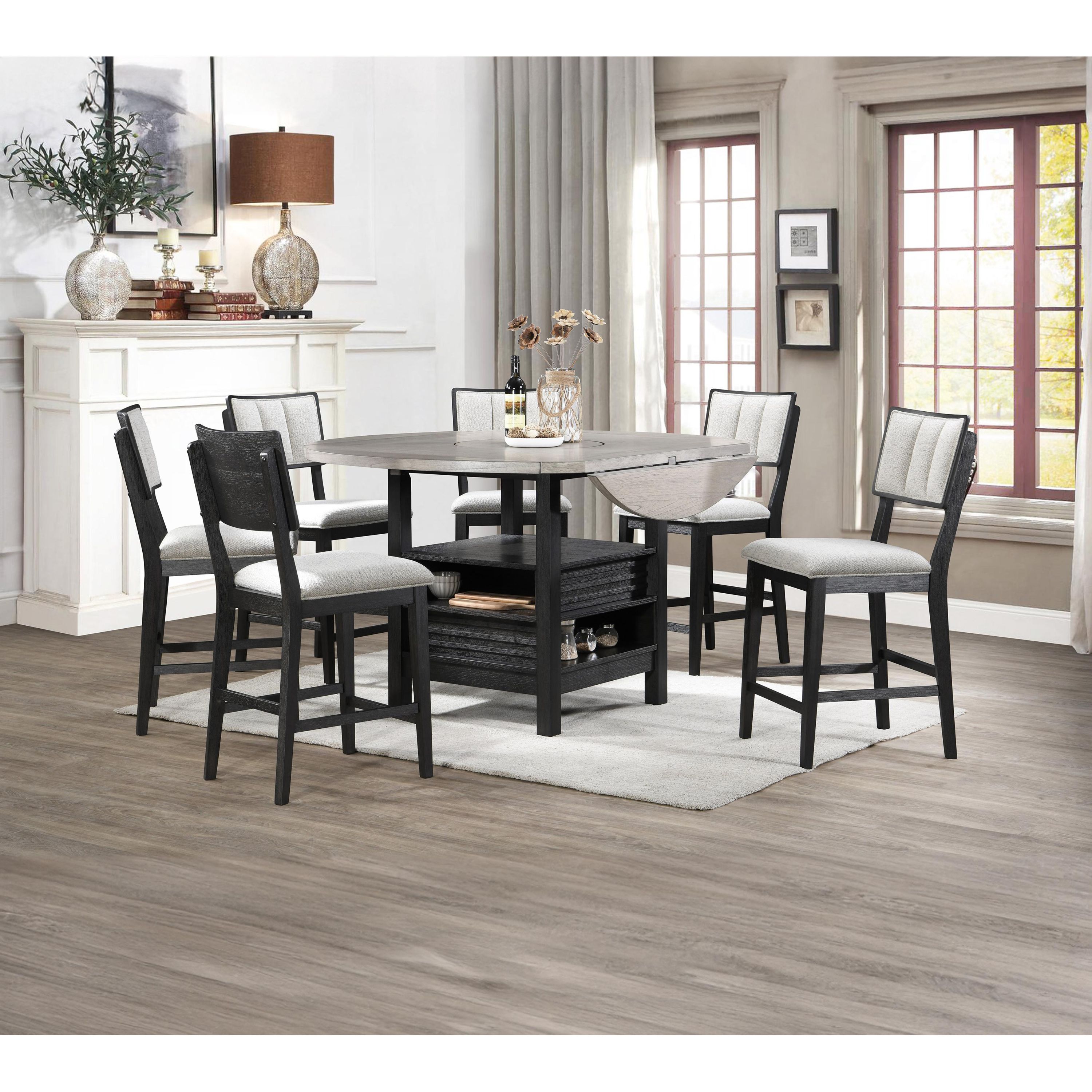 Crown Mark Cline 2850LG-S-24 Counter Height Chair - Image 3