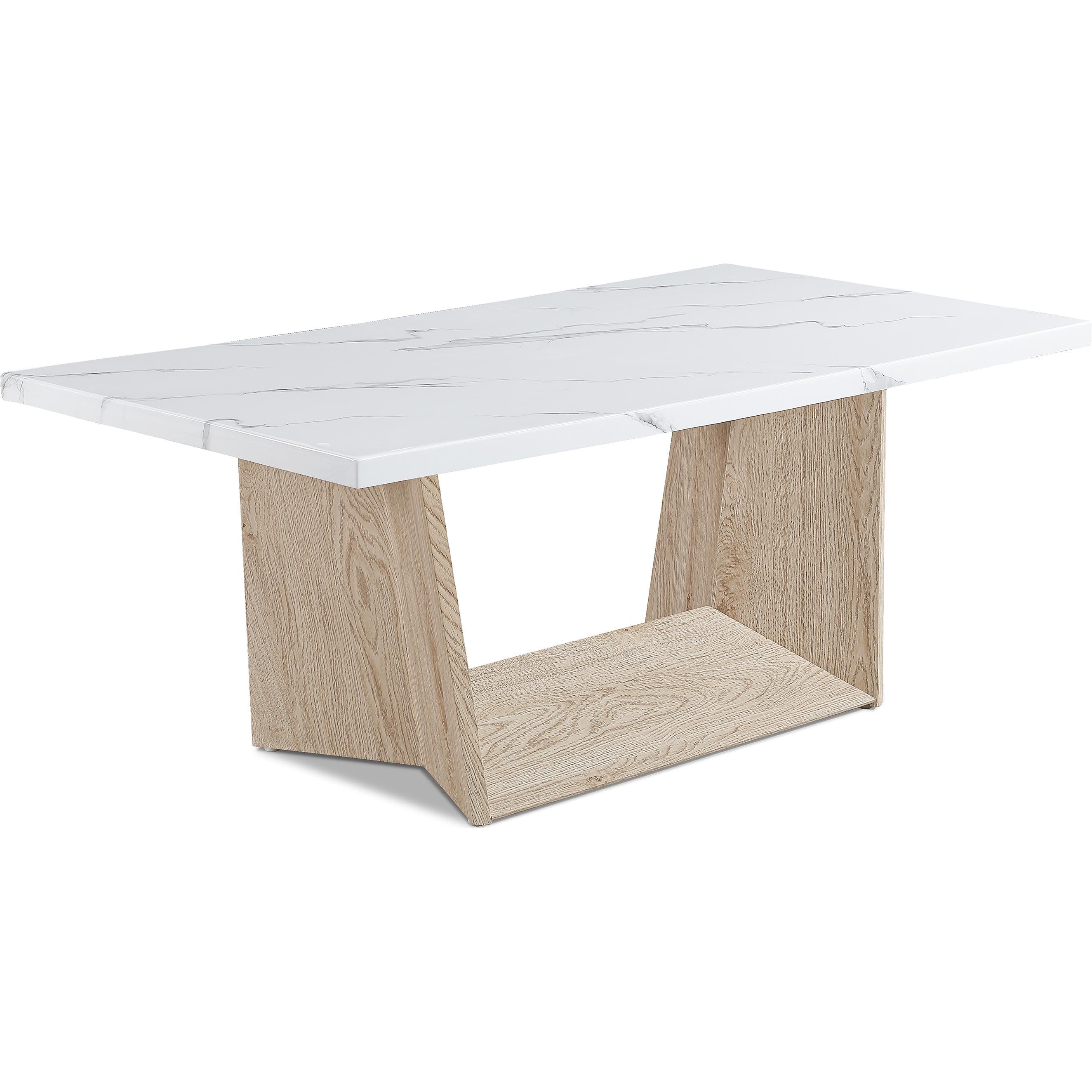Crown Mark Adea 4226WO-SET 3 pc Cocktail Table Set - White Oak - Image 2