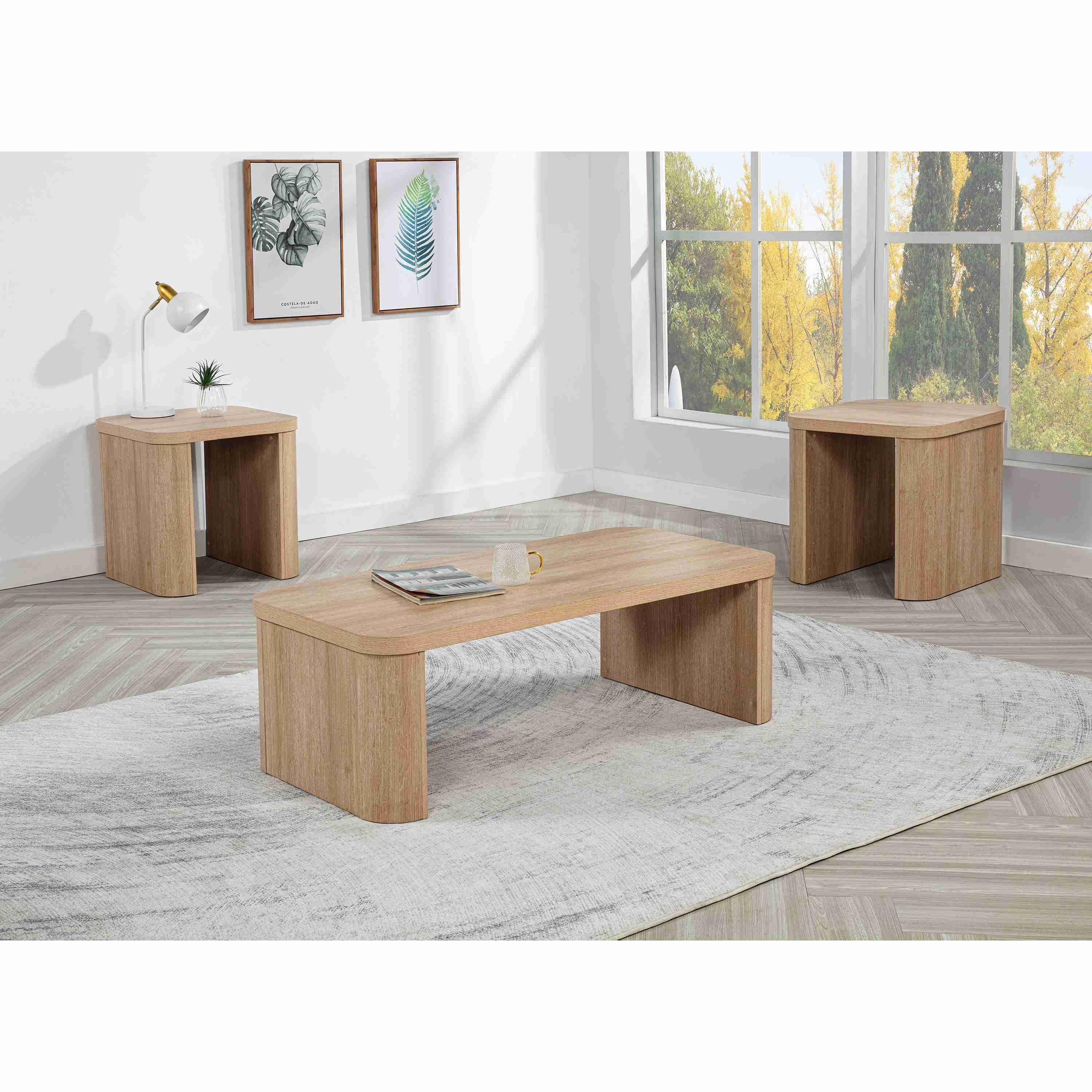 Crown Mark Ashton 4231SET 3 pc Cocktail Table Set - Image 1