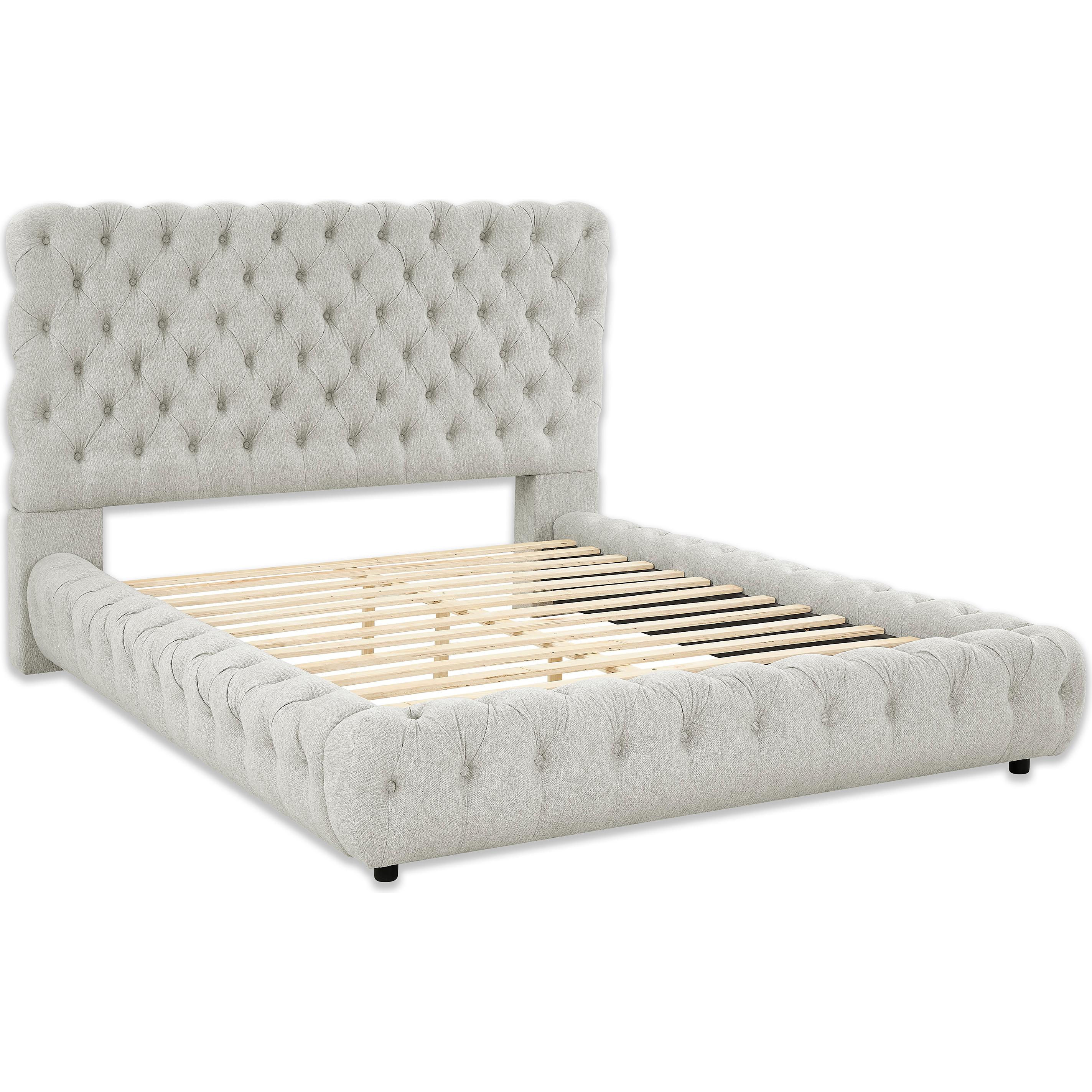Crown Mark Flory 5112DV-K King Bed - Dove - Image 1