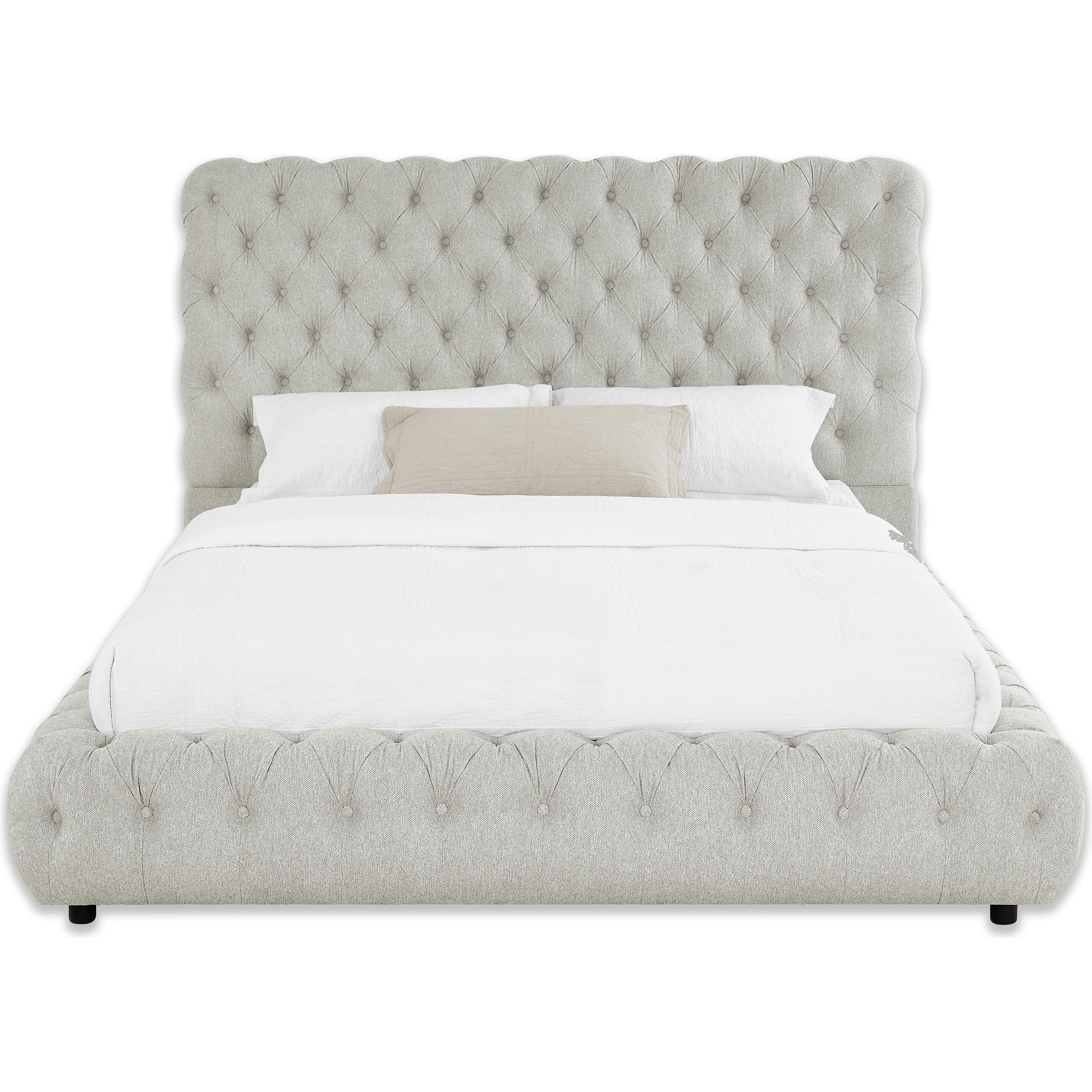 Crown Mark Flory 5112DV-K King Bed - Dove - Image 2