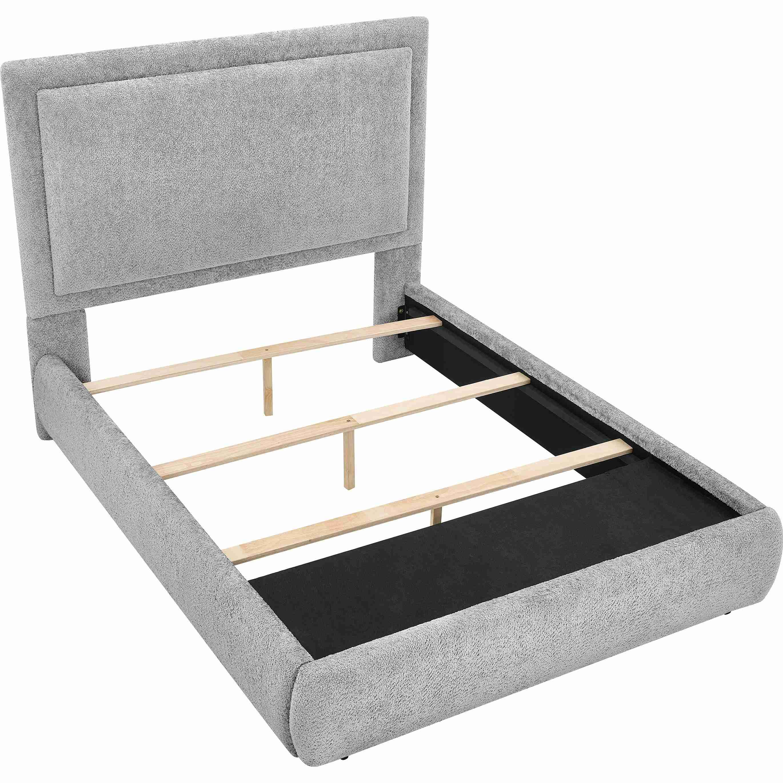 Crown Mark Reverie 5116PW-Q Queen Bed with Storage - Pewter - Image 1
