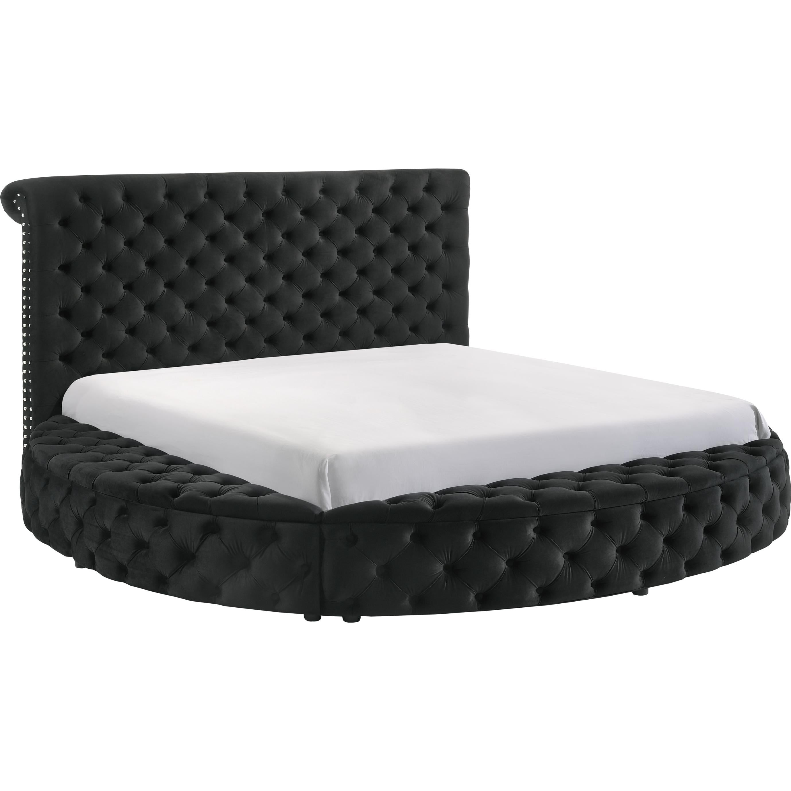 Crown Mark Brigitte 5202BK-Q Queen Bed - Black - Image 1