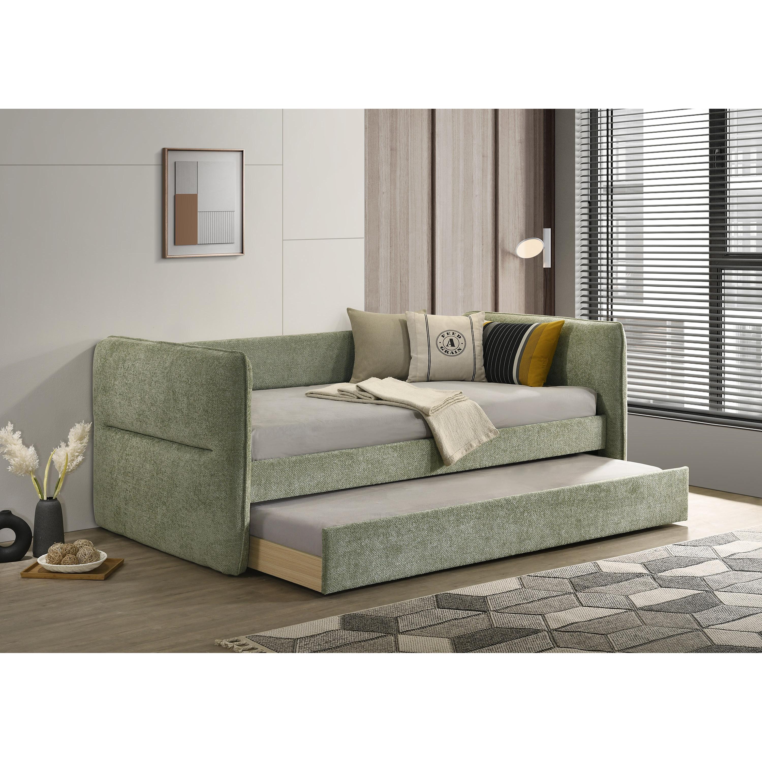 Crown Mark Philipa 5324GR Daybed - Green Tweed - Image 2