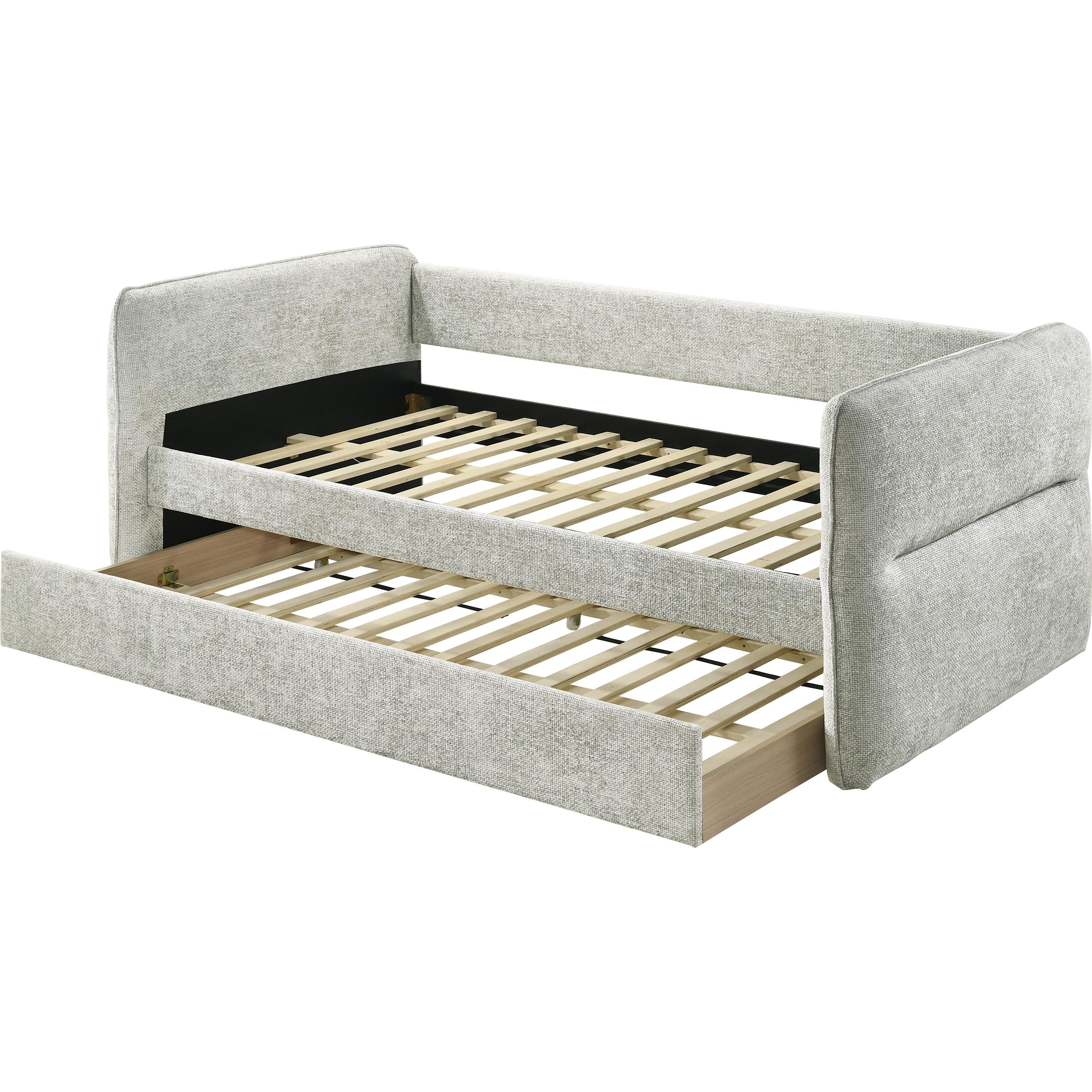 Crown Mark Philipa 5324LG Daybed - Light Grey Tweed - Image 3
