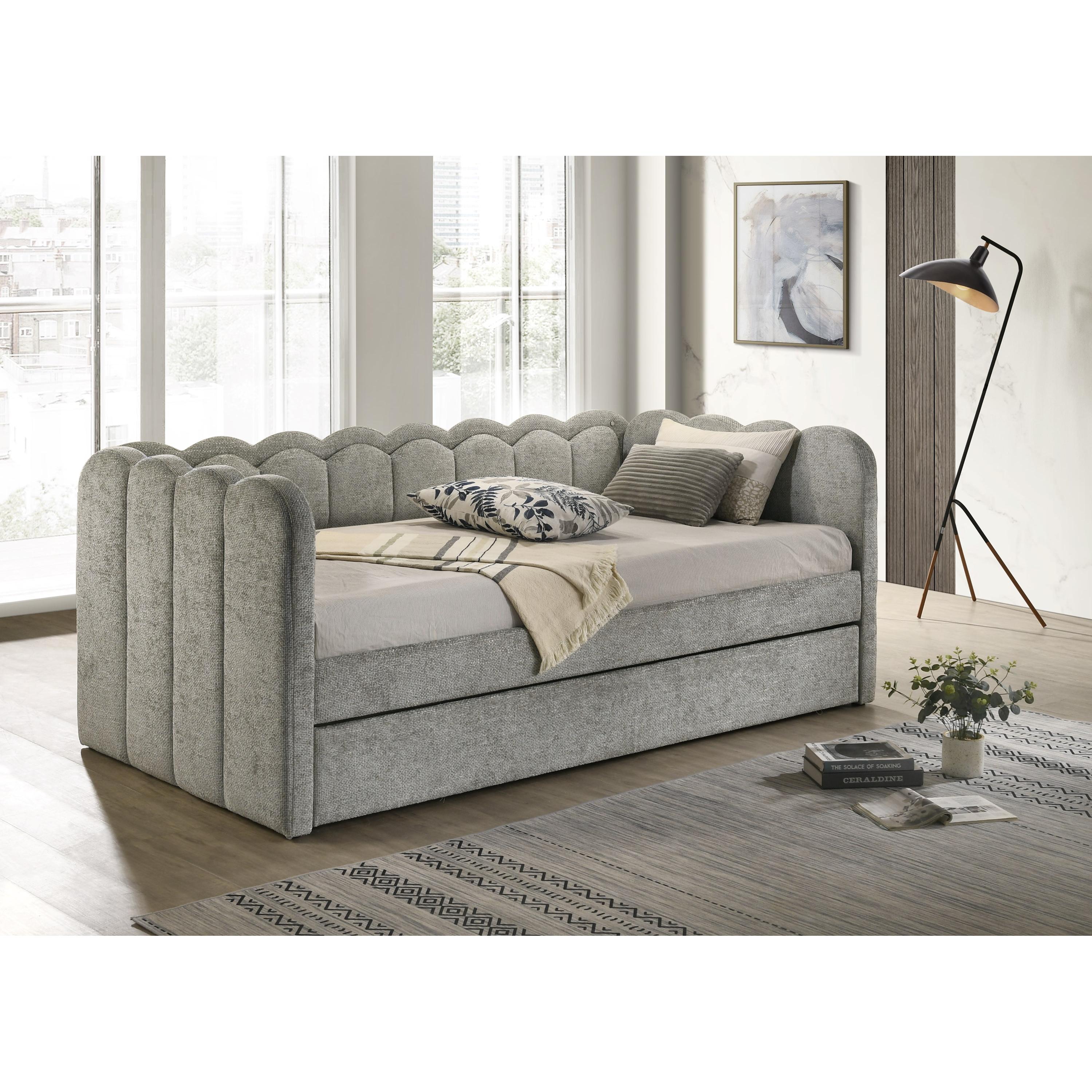 Crown Mark Melody 5328LG Daybed – Light Grey