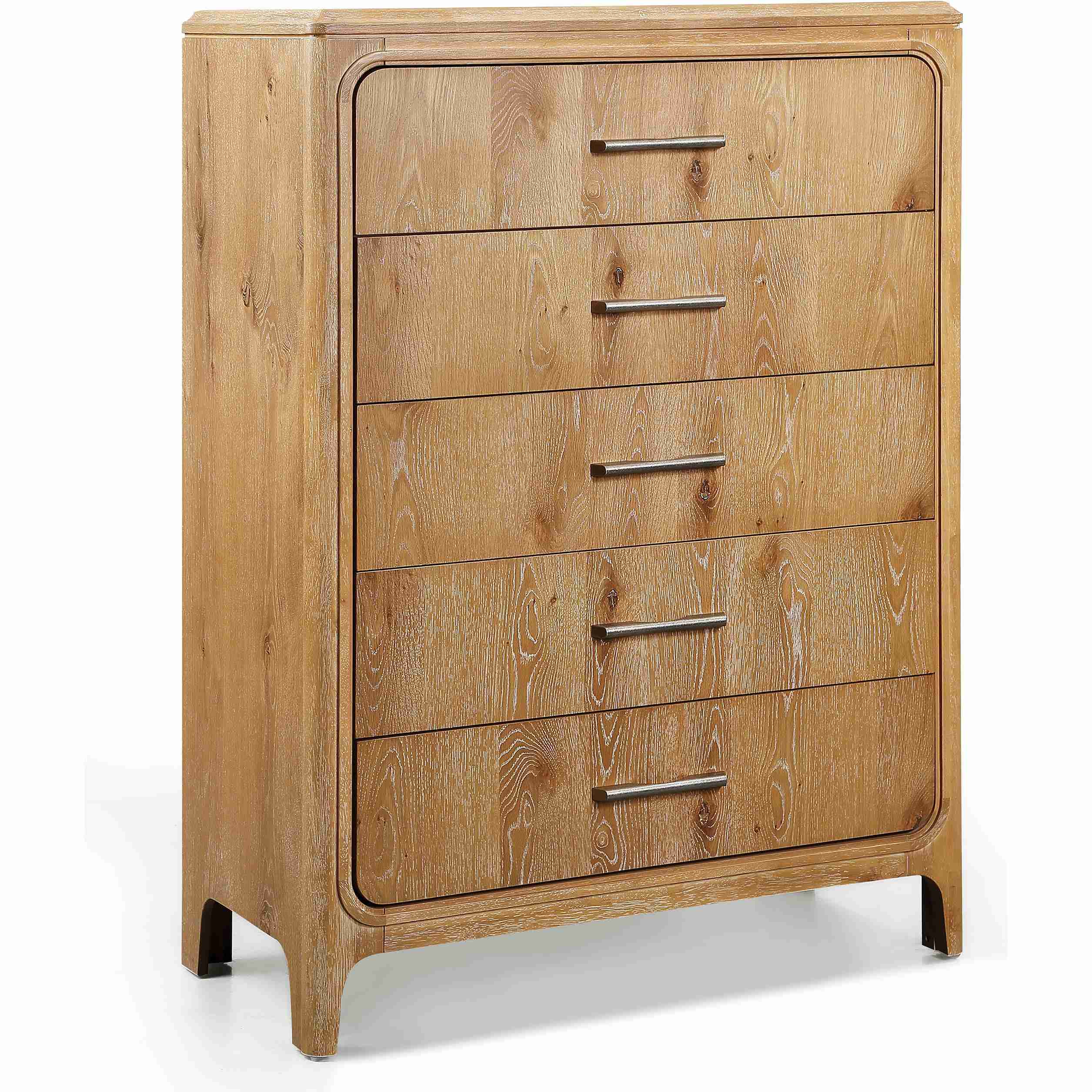 Crown Mark Westcott B1500-4 Chest - Cerused Natural - Image 1