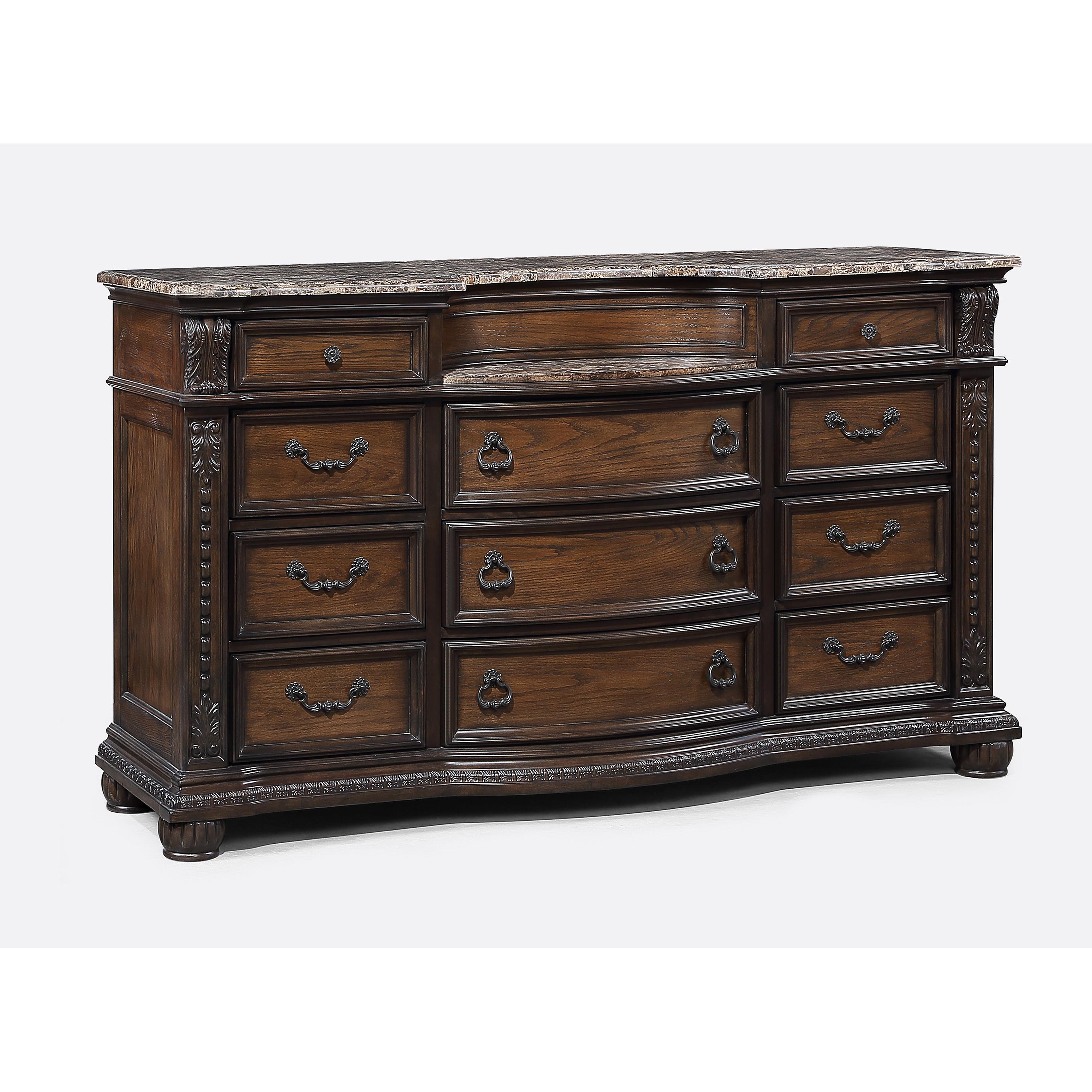 Crown Mark Stanley B1610-1 Dresser - Coffee Brown - Image 1