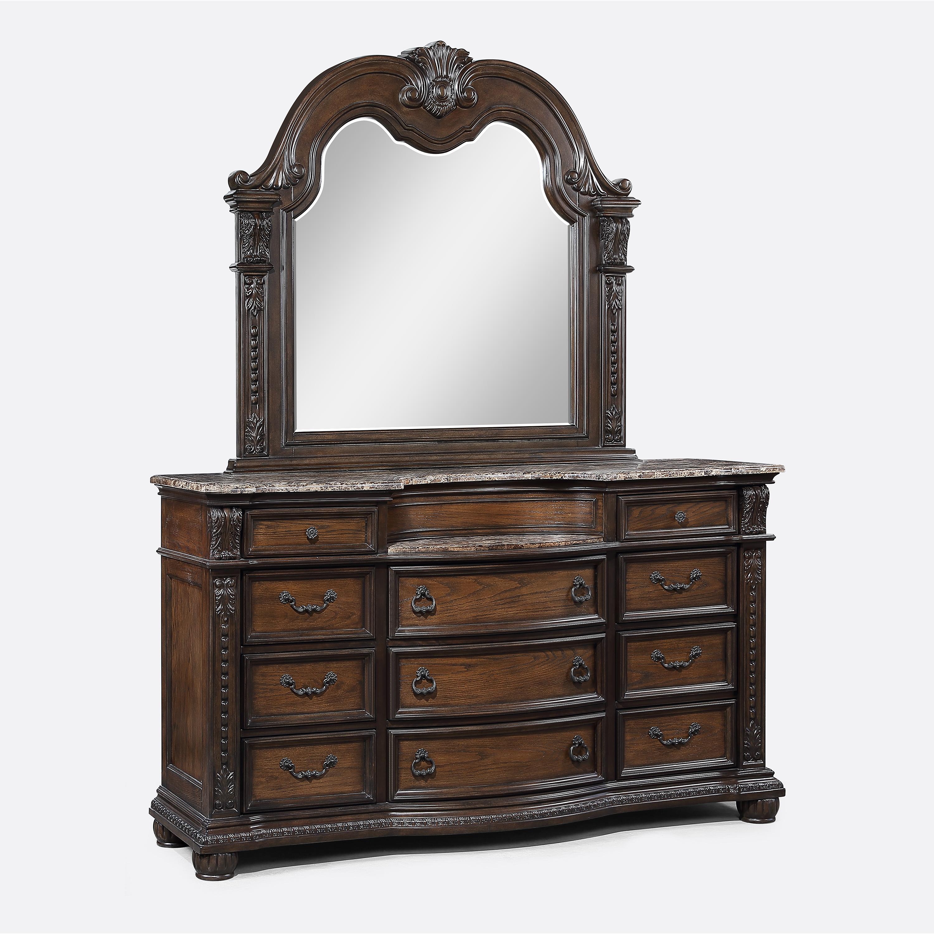 Crown Mark Stanley B1610-1 Dresser - Coffee Brown - Image 2